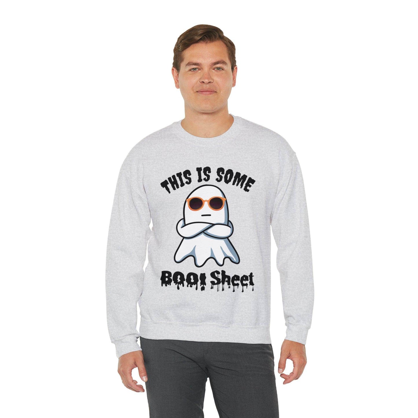 This Is Some Boo Sheet Funny HalloweenSweatshirt Funny Halloween Costume Spooky Season Tee Boo Ghost Sweatshirt Gift for Birthday Christmas - Giftsmojo