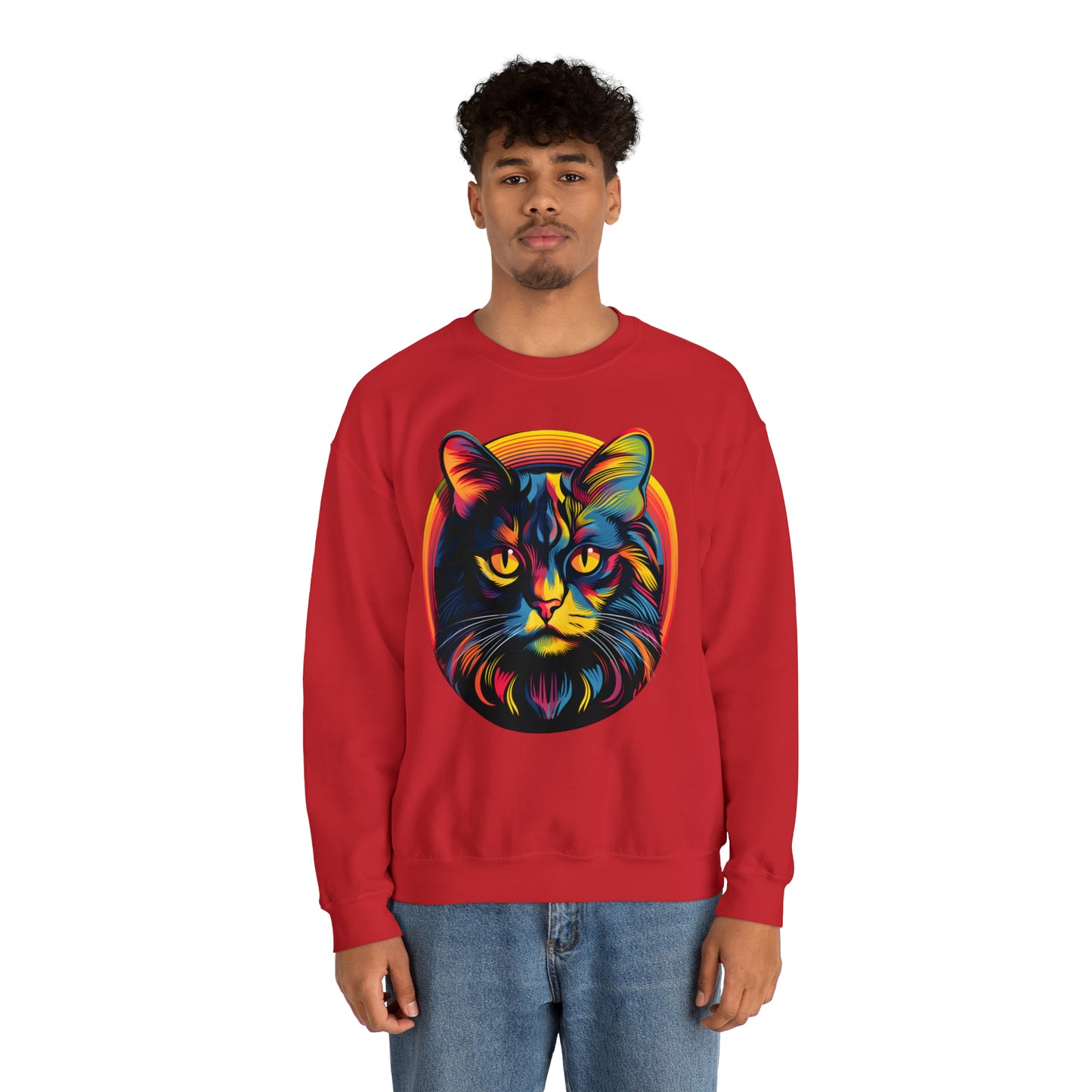 Vintage Cat Lover Sweater Retro Cat Sweatshirt Animal Lover Gift Cat Mom Gift Cat Lover Gift Cat Mom Sweatshirt Cat Crewneck Sweatshirt