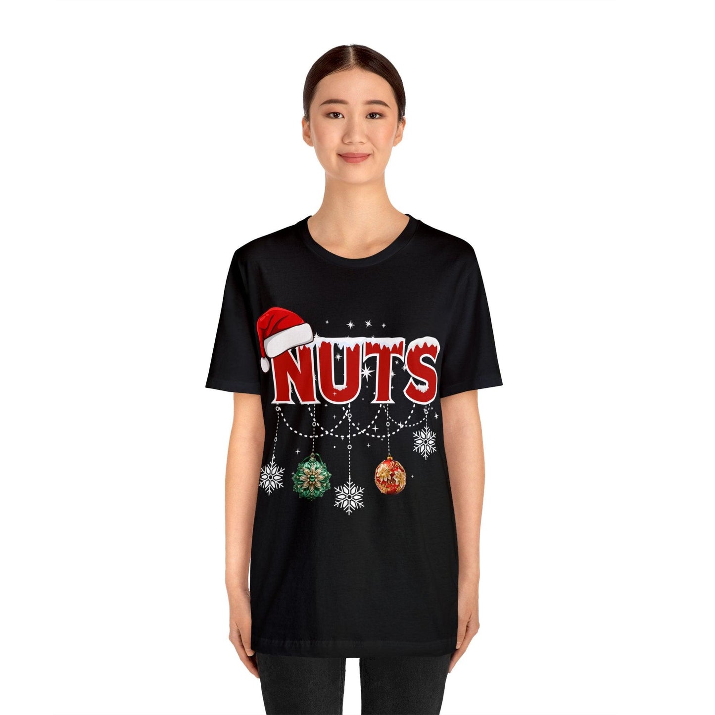 Funny Christmas Couples Matching Shirt Chest Nuts Shirts Holiday Shirt Cute Christmas Shirt Couple Sweater, Family Tee - Giftsmojo