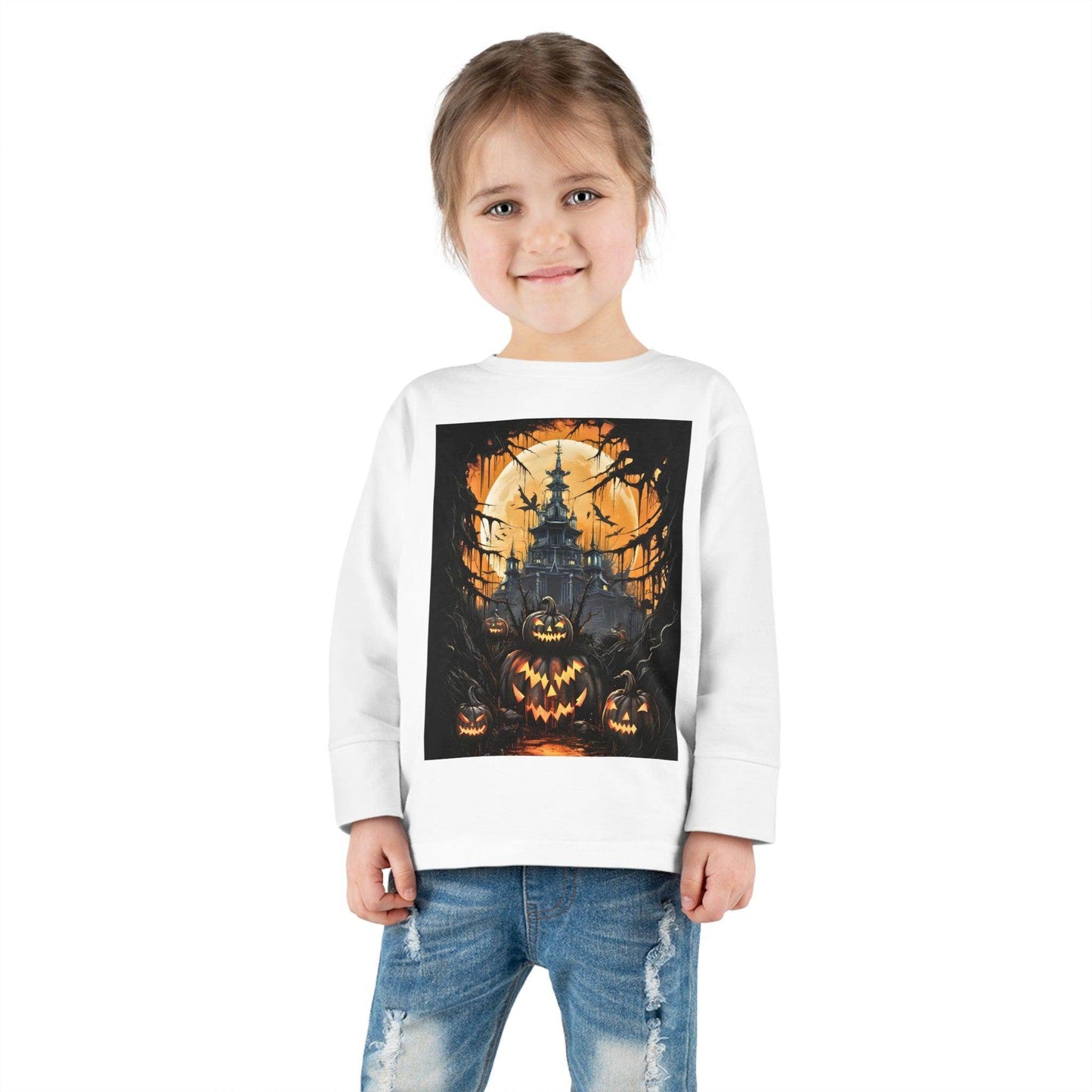 Kids Trick or Treat Outfit for Halloween Kids Jack O Lantern Shirt Kids Scary Faces Halloween Pumpkin Face Shirt Kids Halloween Shirt - Giftsmojo
