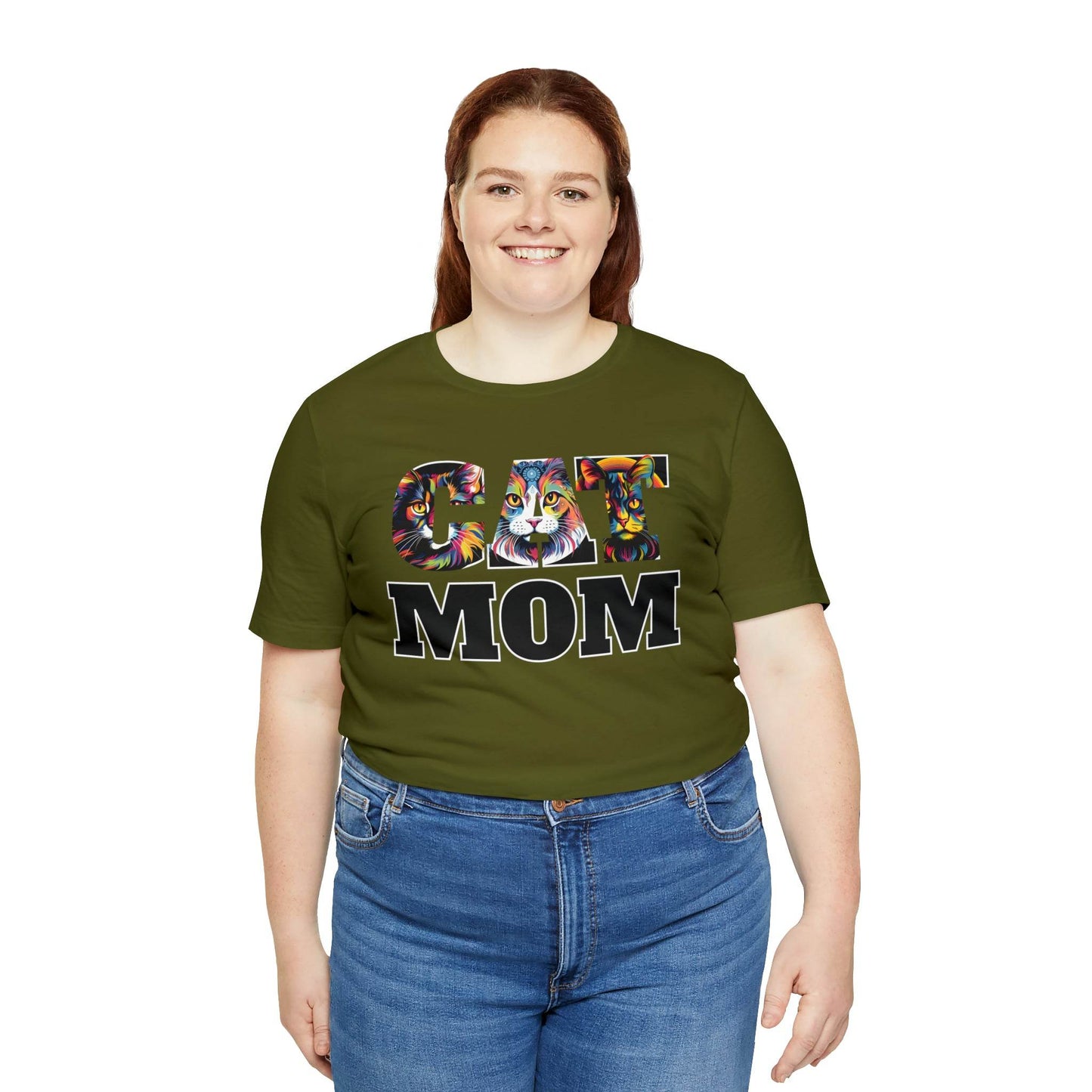 Vintage Cat Shirt Retro Cat Mom Tshirt Animal Lover Gift Cat T Shirt Cat Mom Gift Cat Lover Gift - Cat Lover Shirt Trendy Shirt for Cat Mom - Giftsmojo