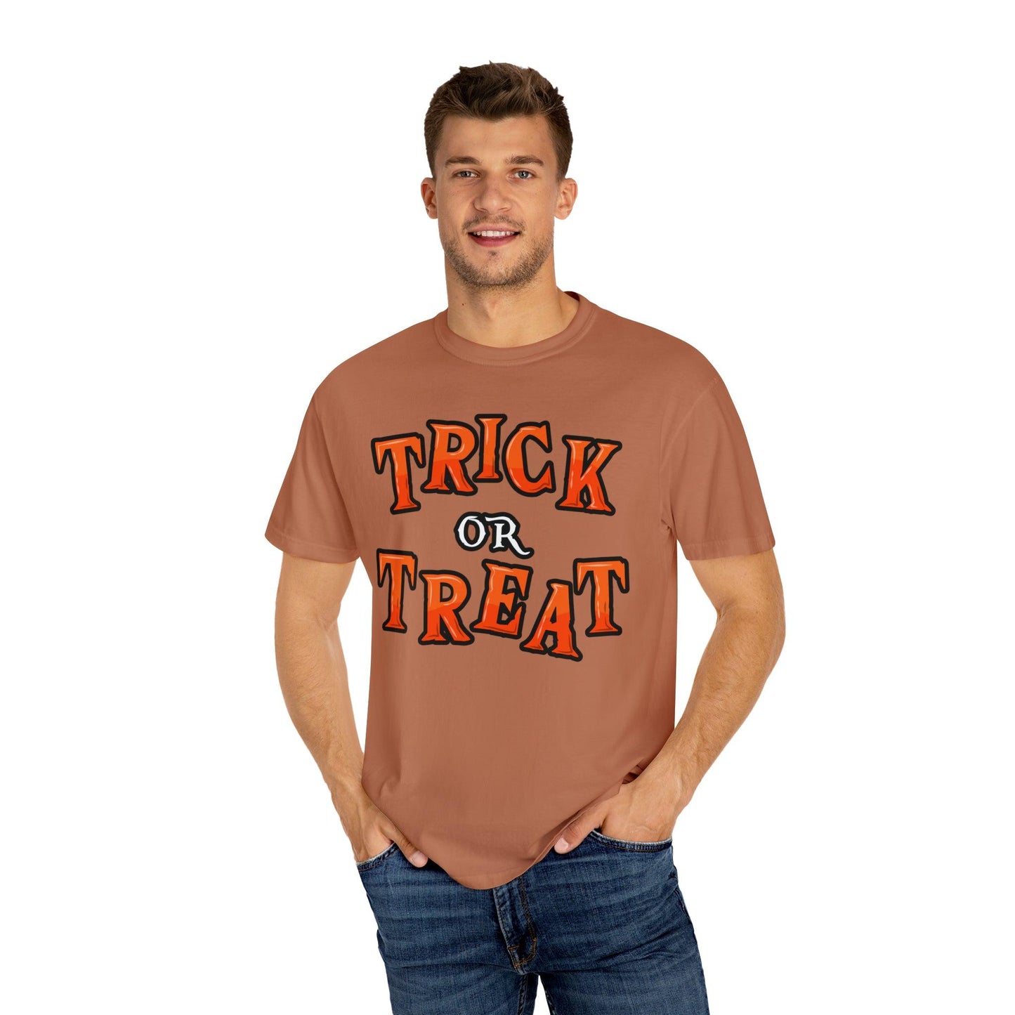 Trick or Treat Shirt Halloween Party Outfit Vintage Shirt Halloween Shirt Cute Spooky Shirt, Halloween Gift Halloween T-shirtRetro Halloween Tshirt - Giftsmojo