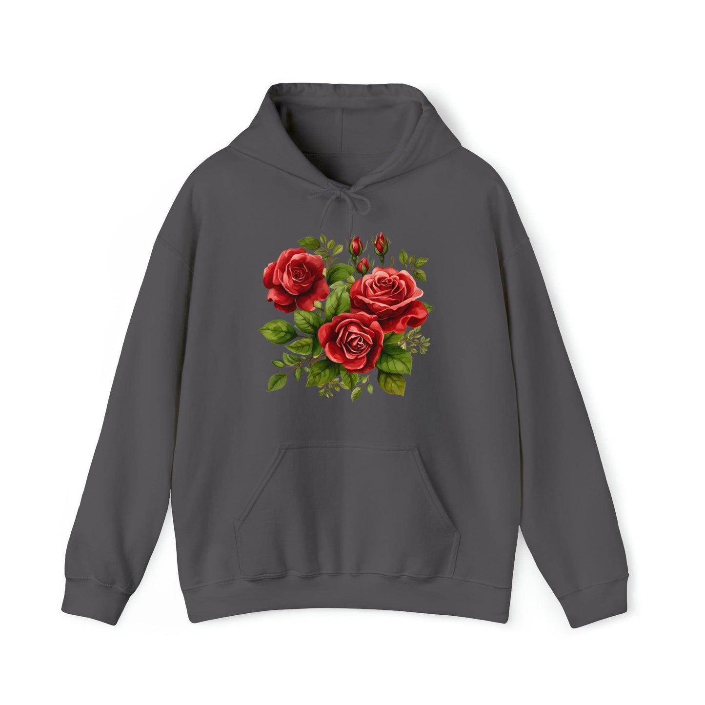 Christmas Flower Hooded Sweatshirt Christmas Flower Sweatshirt Christmas Sweater Christmas Pullover Christmas Flower Shirt - Giftsmojo
