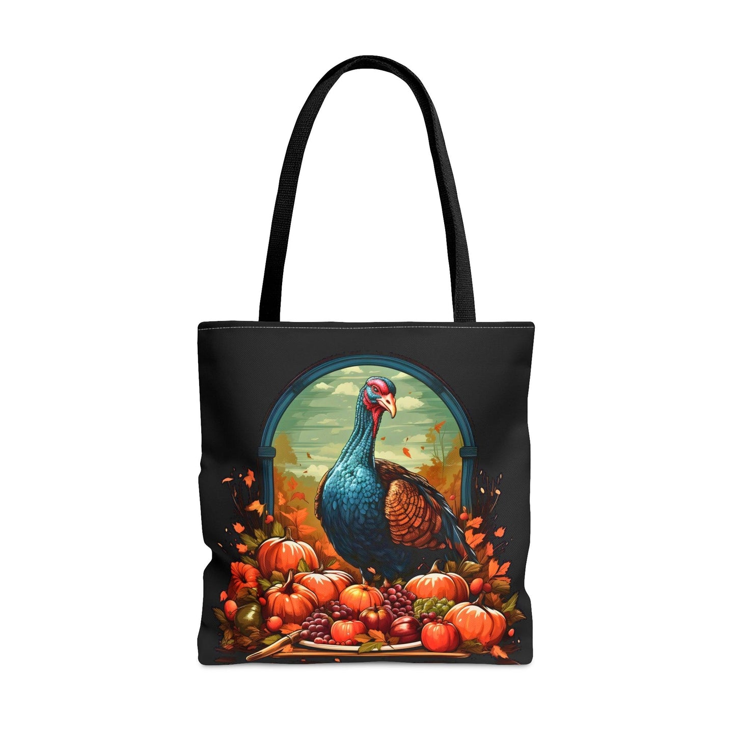 Happy Thanksgiving Bag Fall Bag Turkey Bag Pumpkin Tote Bag Cute Market Bag - Aesthetic Bag, Thanksgiving Gift, Mom Bag Canvas Bag