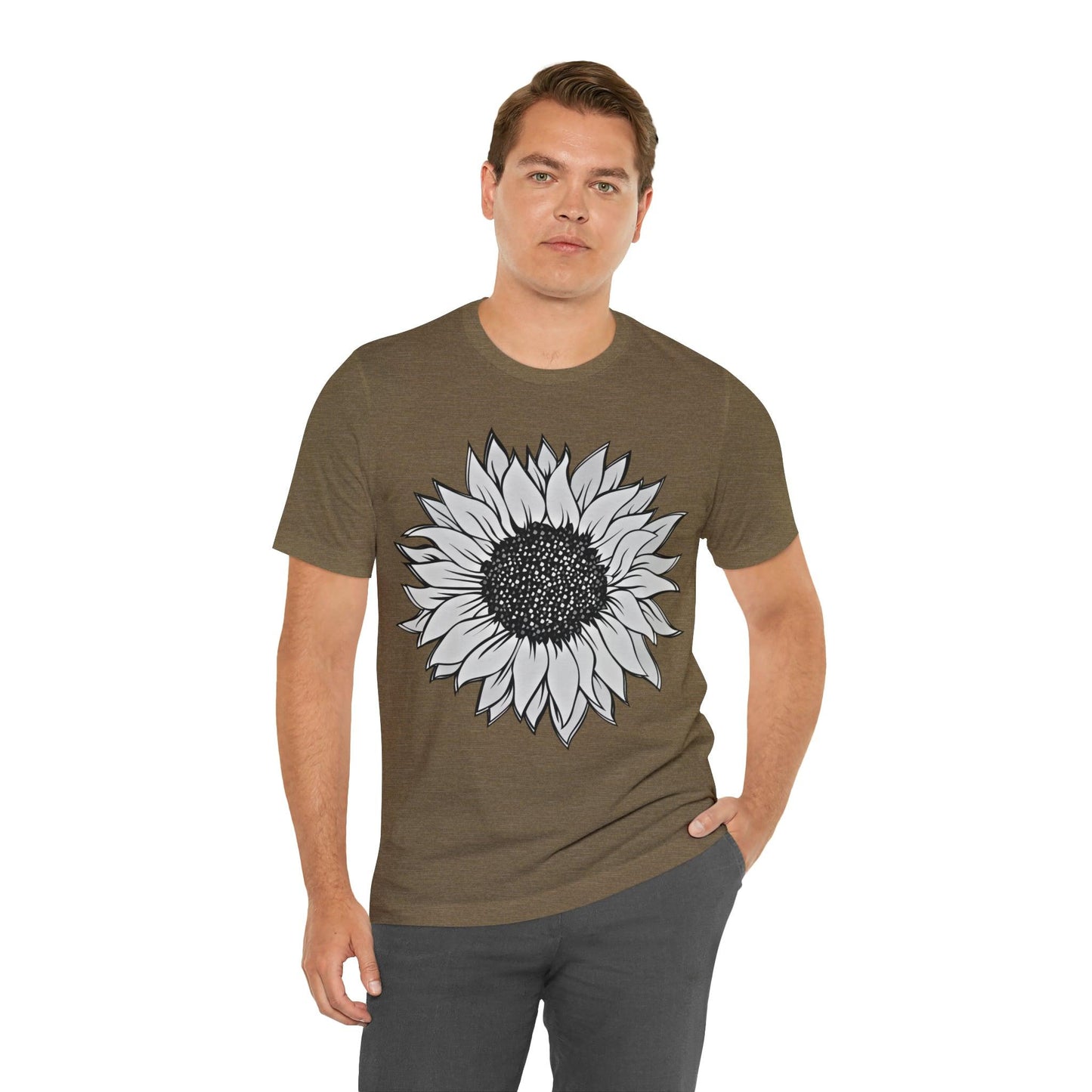 Sunflower Shirt, Floral Tee Shirt, Flower Shirt, Garden Shirt, Womens Fall Summer Shirt Sunshine Tee, Gift for Gardener, Nature love