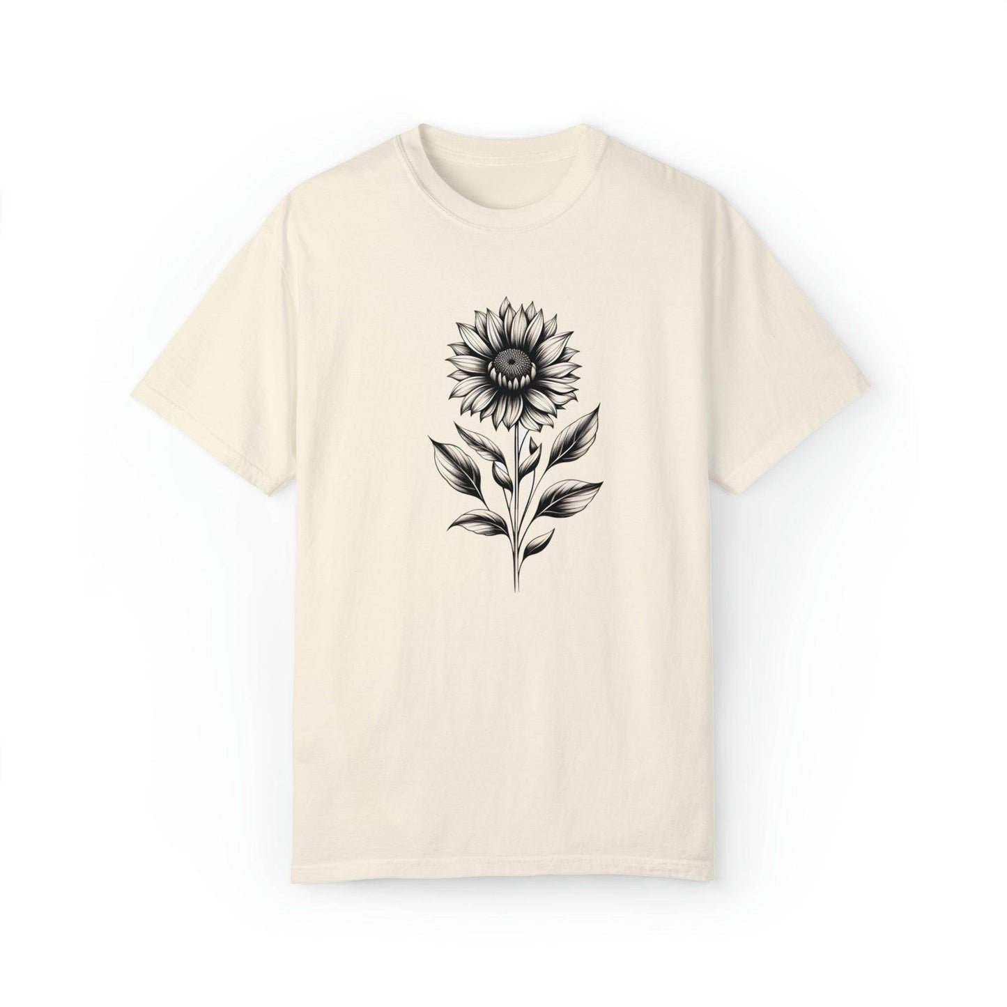 Sunflower Shirt Flower Shirt Aesthetic, Floral Graphic Tee Floral Shirt Flower T-shirt, Wild Flower Shirt Gift For Her Wildflower T-shirt - Giftsmojo