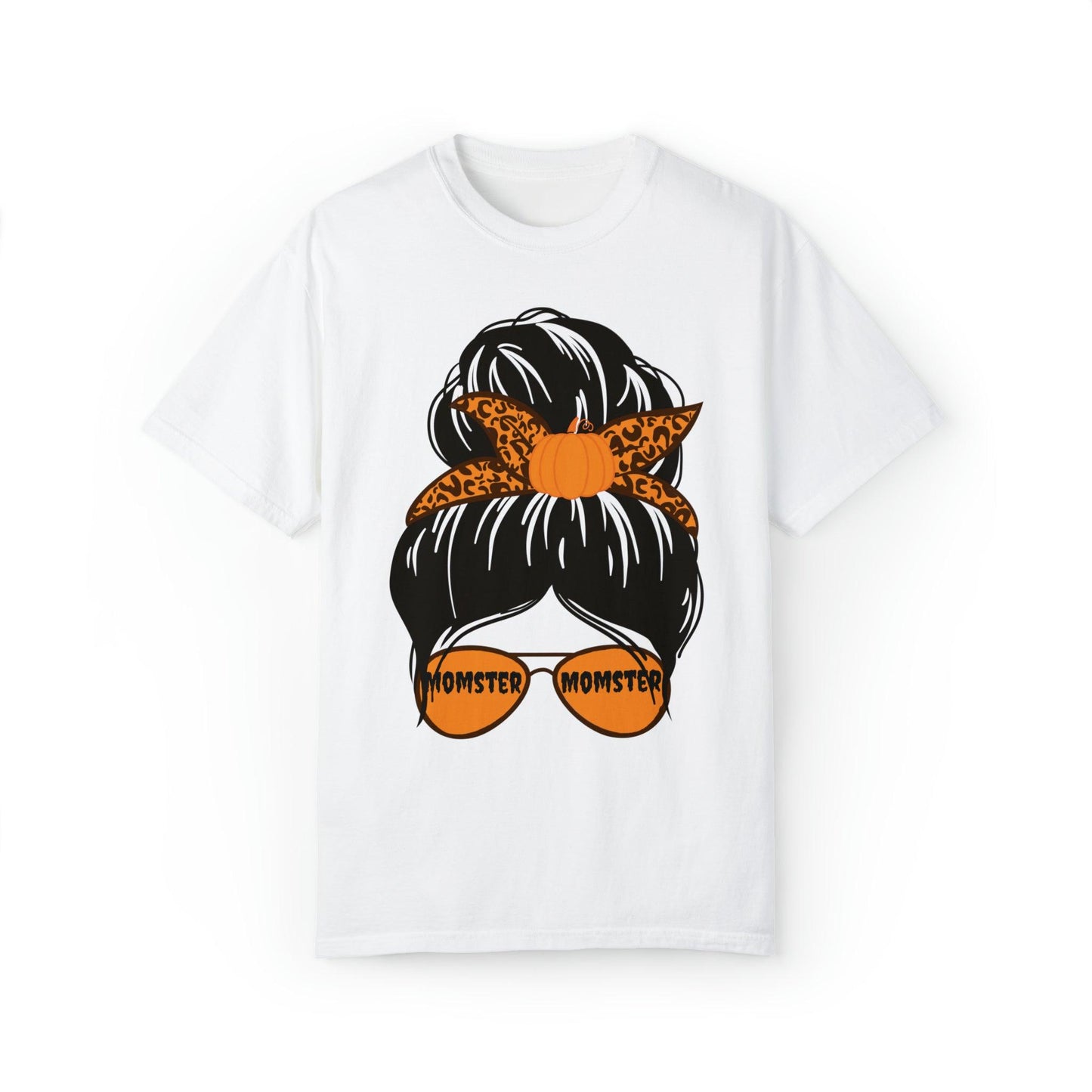 Leopard Print Retro Halloween Tshirt, Momster Shirt, Vintage Shirt Halloween Shirt Comfort color - Giftsmojo