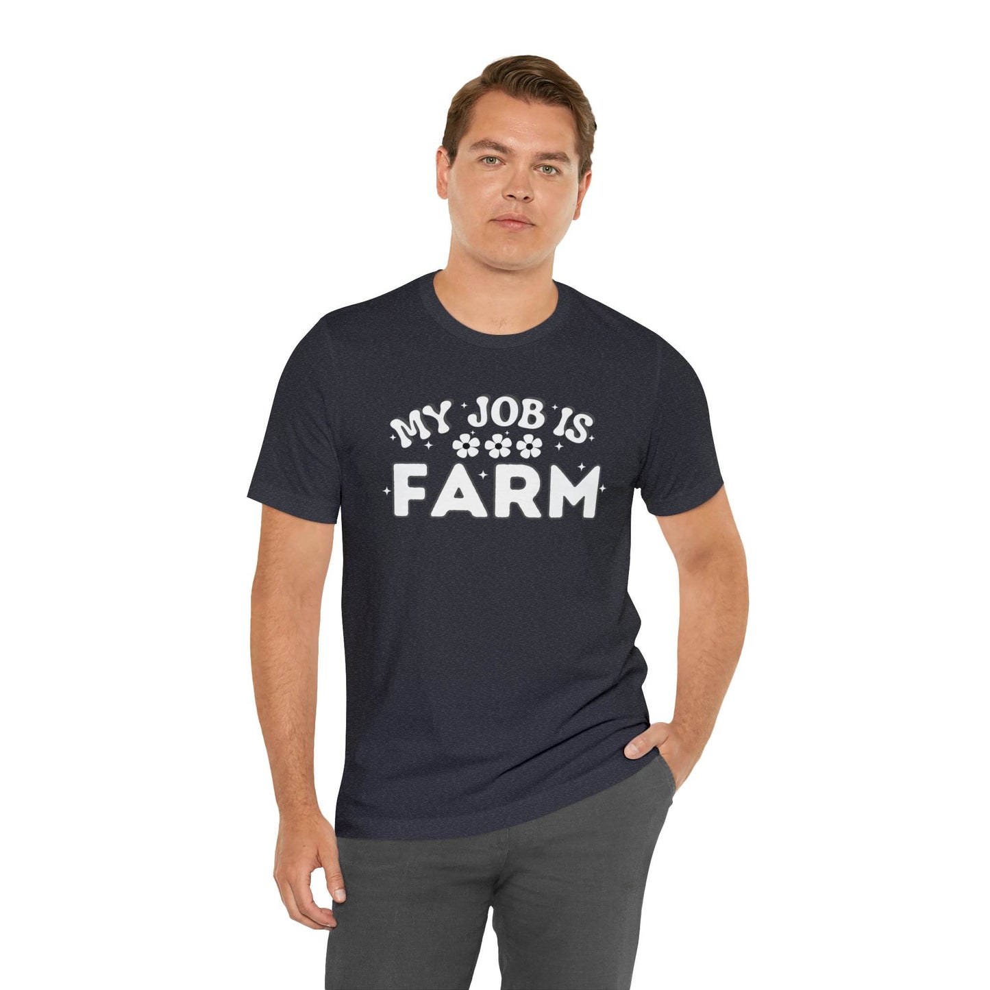 My Job is Farm Shirt Farmer Shirt Farming Shirt Homestead Gardening Shirt Farmers, Farmhand, Livestock Farmer, Crop Grower Horticulturist, Animal Scientist, Agricultural Engineer Environmental Scientist,  - Giftsmojo