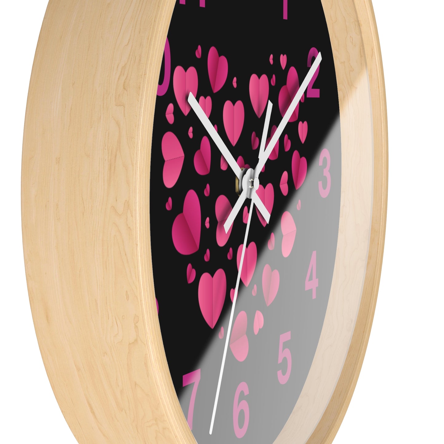Heart Wall Clock Love Clock Romantic Home Decor