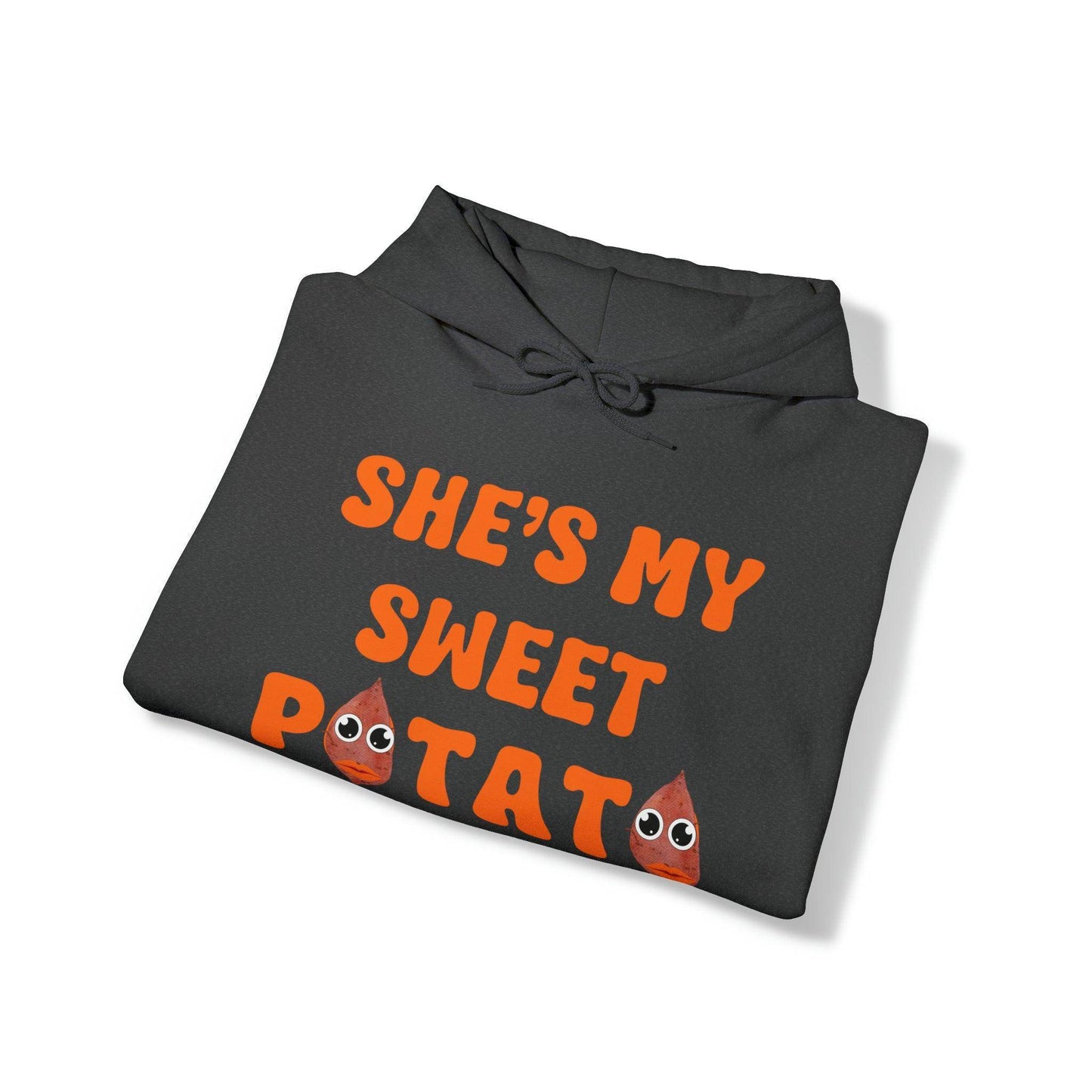She's My Sweet Potato Hooded Sweatshirt Funny Thanksgiving Shirt Thanksgiving Gift Trendy Thanksgiving Sweatshirt Thanksgiving Hoodie Couple Matchinggift - Giftsmojo