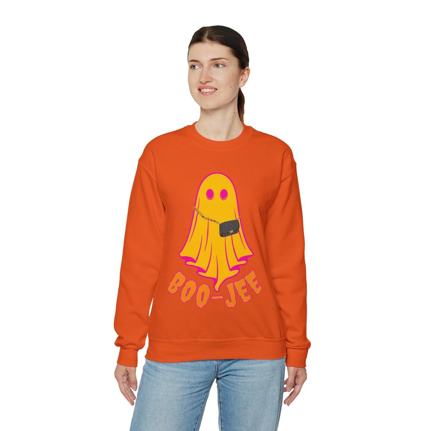 Boo-Jee Sweatshirt, Boo Halloween Sweatshirt, Spooky Ghost Sweatshirt, Boo Jee Shirt, Halloween Ghost Sweatshirt, Halloween Boo Shirt - Giftsmojo