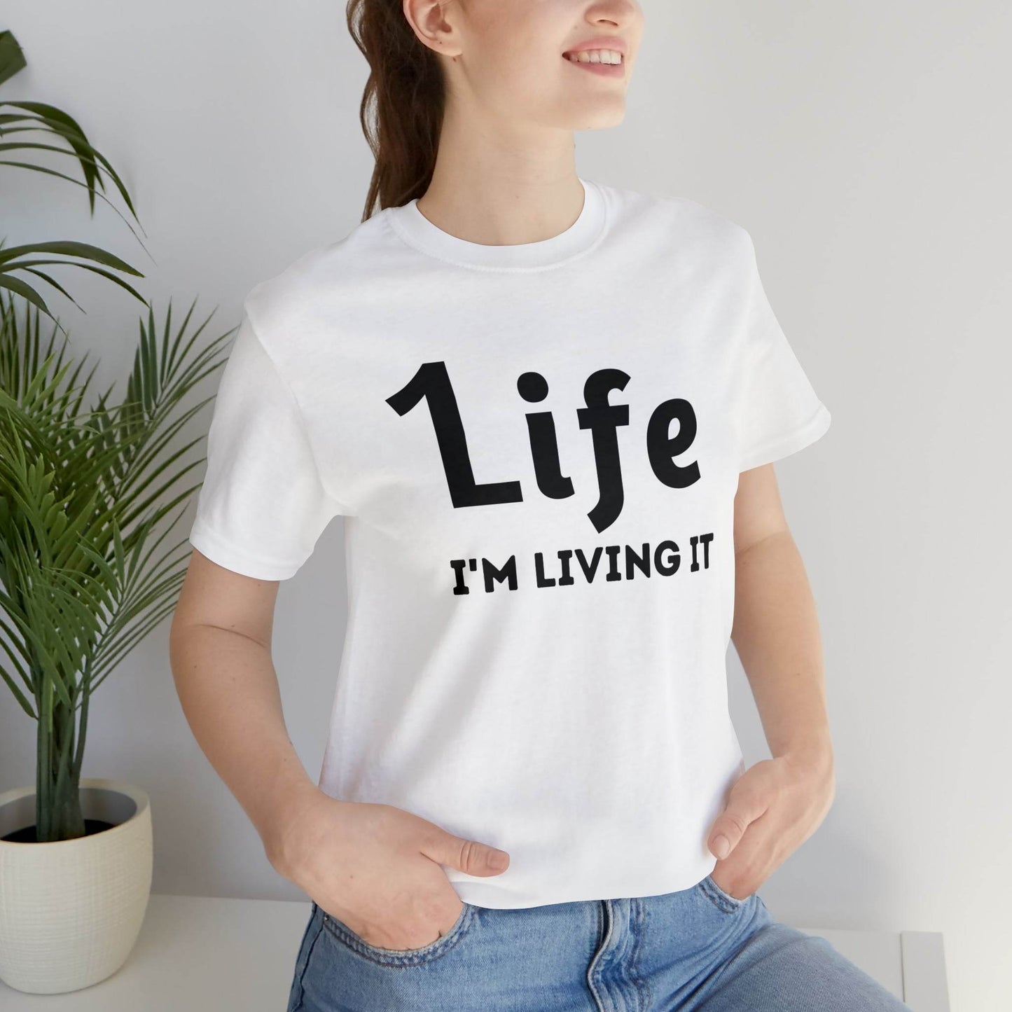 One Life I'M Living It Shirt One life Shirt 1life shirt Live Your Life You Only Have One Life To Live Shirt - Giftsmojo