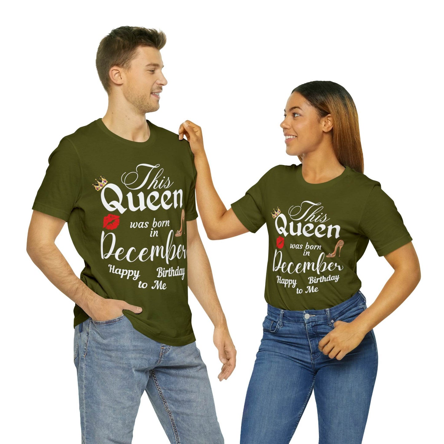 Birthday Queen Shirt, Gift for Birthday, This Queen was born in December Shirt, Funny Queen Shirt, Funny Birthday Shirt, Birthday Gift - Giftsmojo