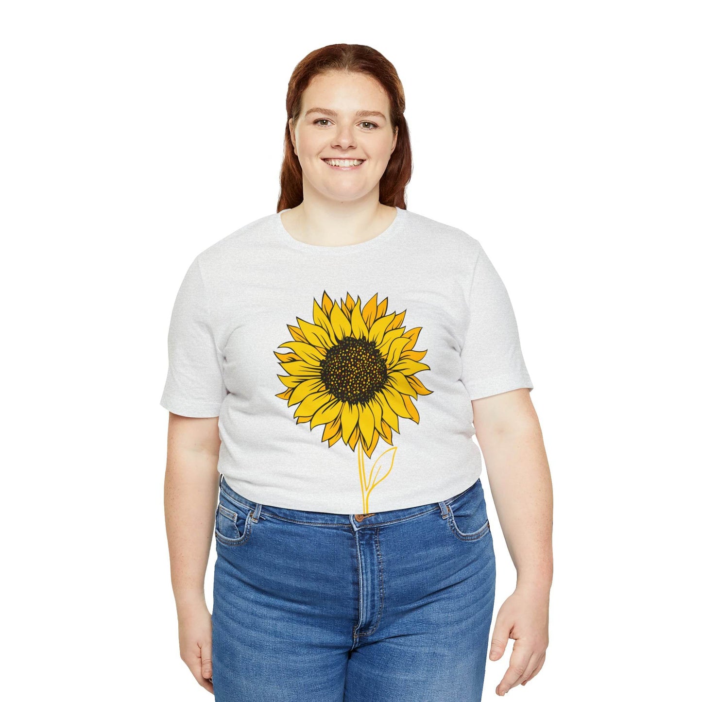 Sunflower Shirt, Floral Tee Shirt, Flower Shirt, Garden Shirt, Womens Fall Summer Shirt Sunshine Tee, Gift for Gardener, Nature love T shirt - Giftsmojo