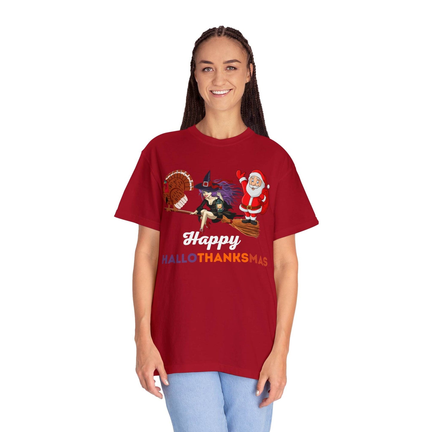 Happy HALLOTHANKSMAS Gift for Fall Halloween Thanksgiving Christmas Gift - Giftsmojo