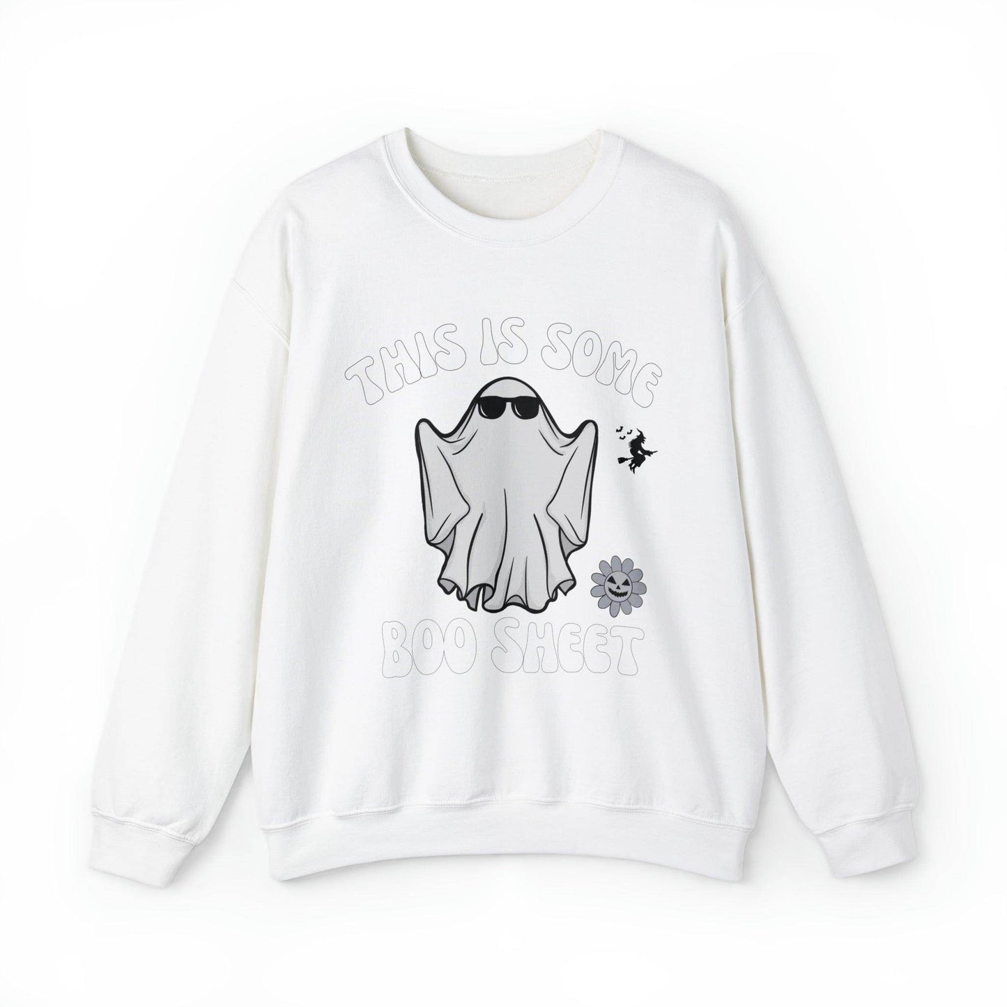 This Is Some Boo Sheet Ghost Sweatshirt Cute Ghost Sweatshirt Boo Ghost Sweatshirt Gift Shirt Funny Halloween Shirt Spooky Season Shirt - Giftsmojo
