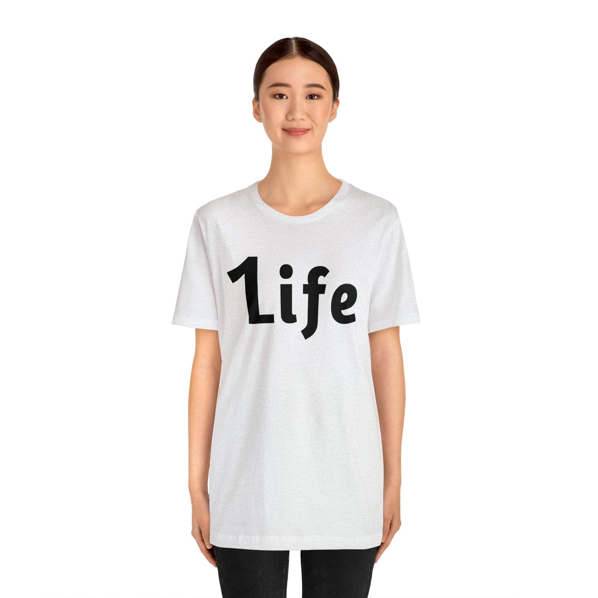 One life Shirt 1life shirt Live Your Life You Only Have One Life To Live - Giftsmojo