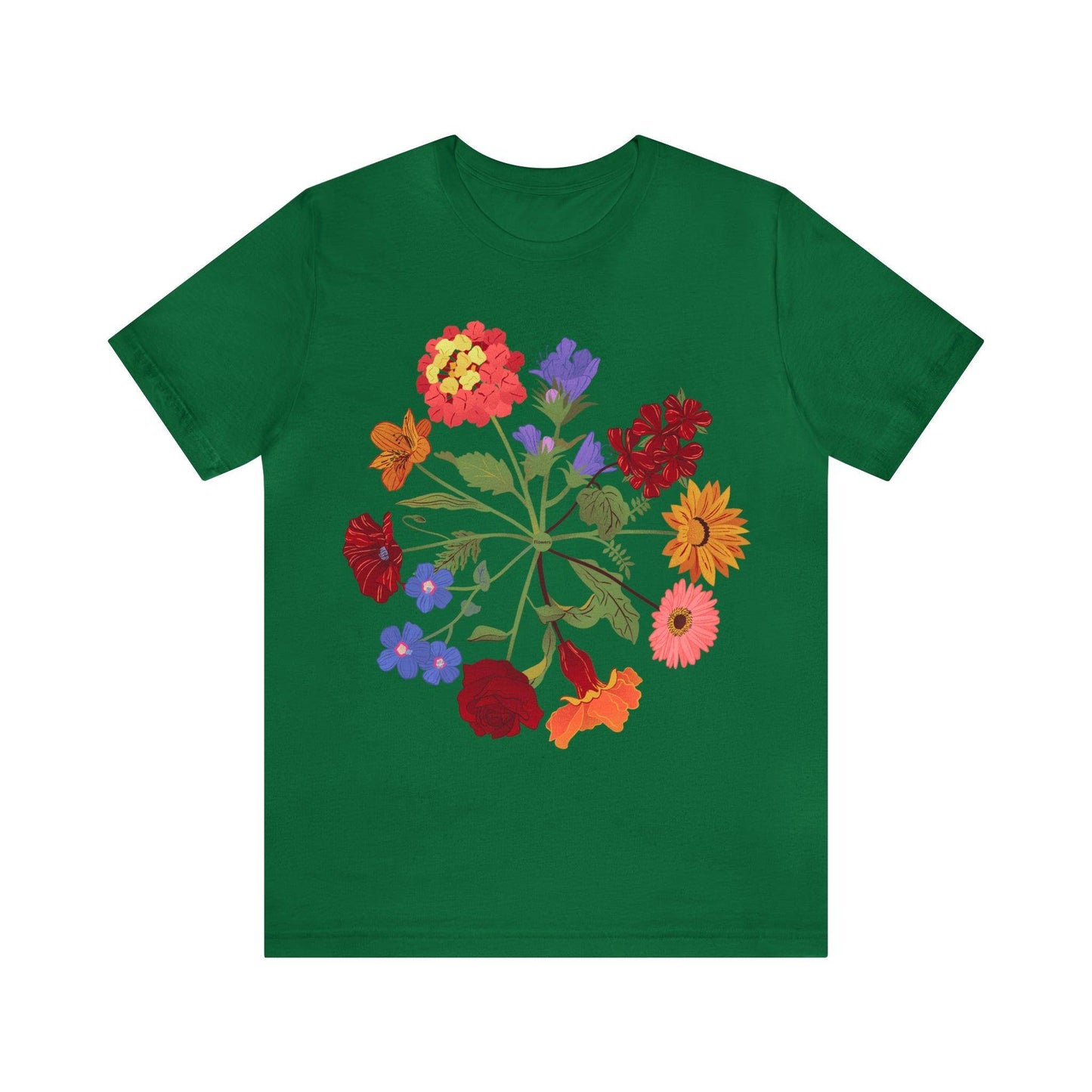 Wildflower Tshirt, Flower Shirt, Types of Flowers Shirt, Floral Tshirt, Gift for Women, Ladies Shirts Best Friend Gift, Plant Mom Nature Tee - Giftsmojo