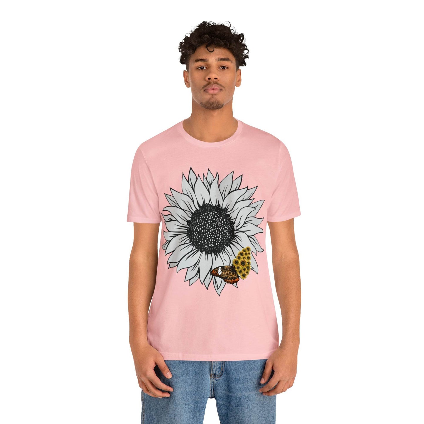 Flower Shirt, Sunflower Shirt, Floral Tee Shirt, Garden Shirt, Womens Fall Summer Shirt Sunshine Tee, Gift for Gardener, Nature love shirt - Giftsmojo