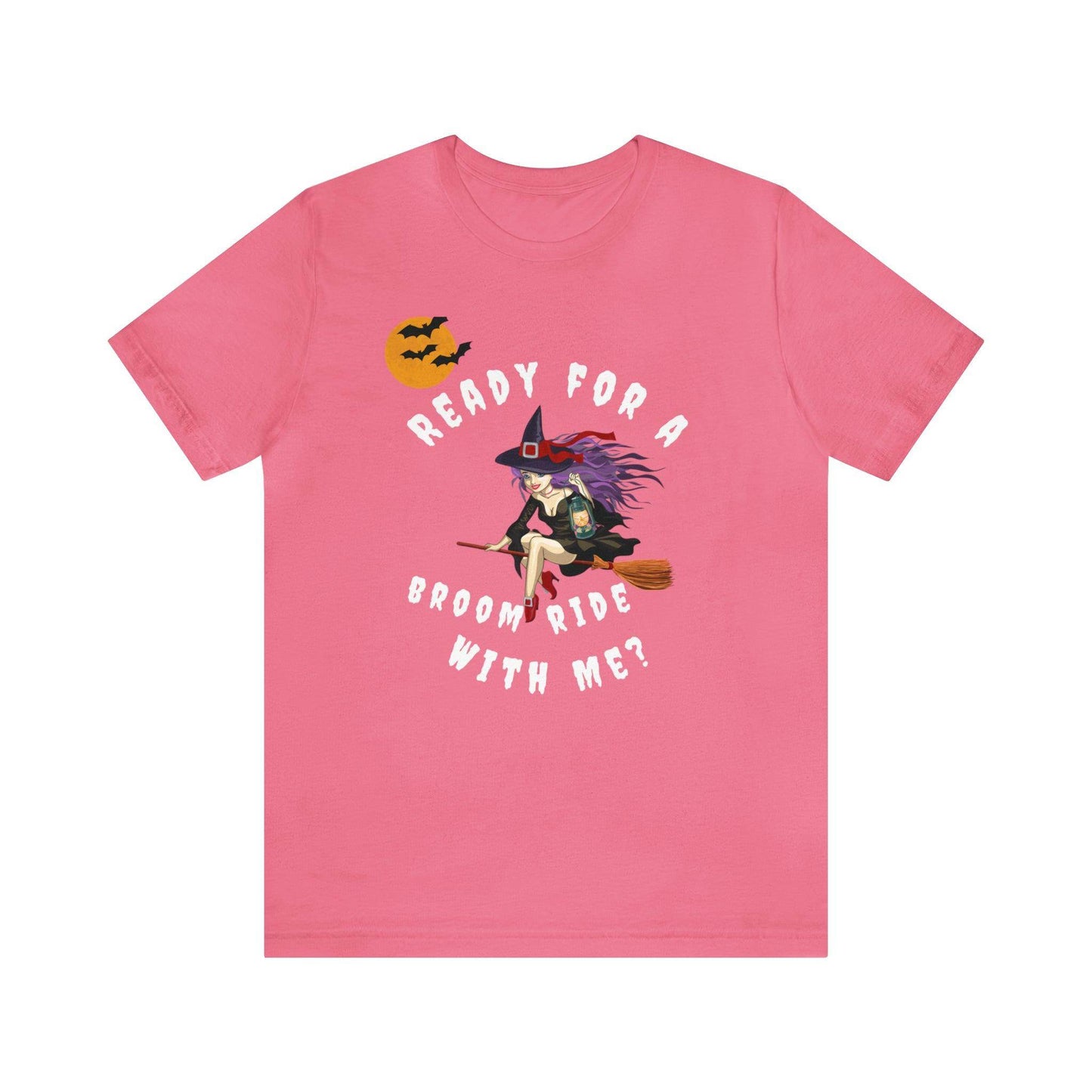 Ready for a Broom Ride with Me Halloween shirt, Witch shirt, Halloween tshirt, Halloween outfit, Work Halloween Costume - Giftsmojo