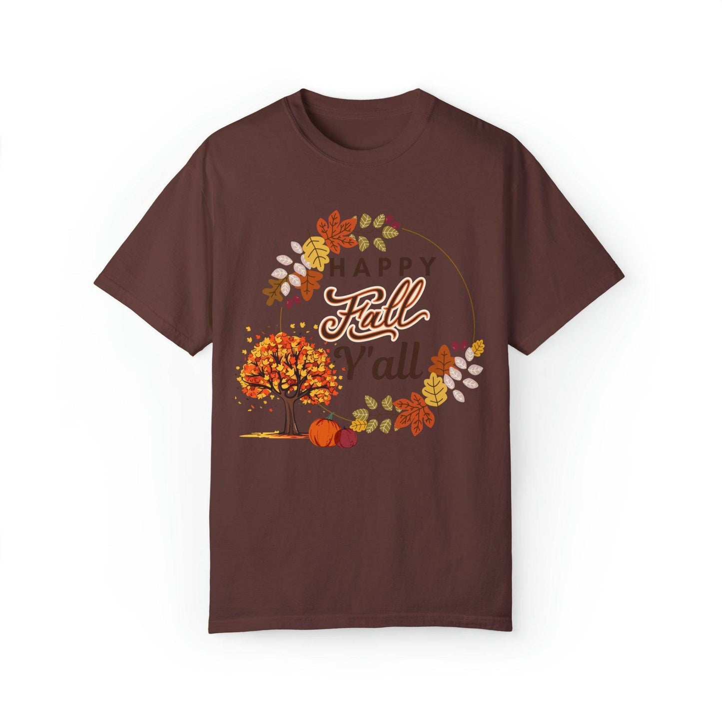 Happy Fall Y'all Gift for Fall, Funny Fall Shirts Gift, Autumn Tee, Fall TShirt - Giftsmojo
