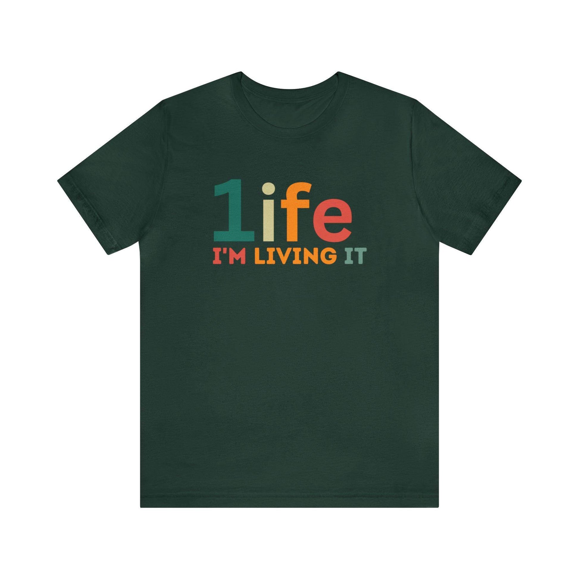 One life Shirt Retro 1life shirt Live Your Life You Only Have One Life To Live Retro Shirt - Giftsmojo