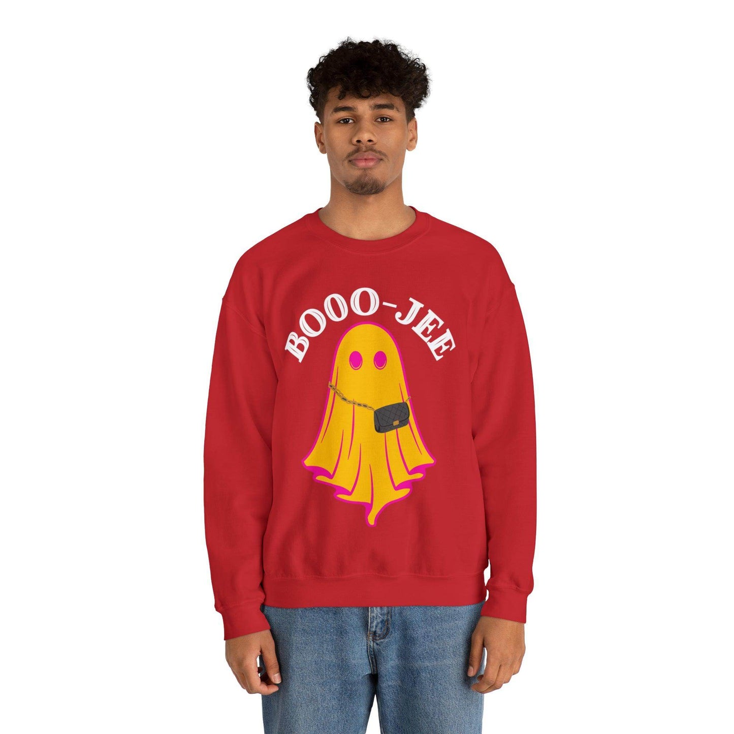 Booo-Jee Sweatshirt, Boo Halloween Sweatshirt, Spooky Ghost Sweatshirt, Boo Jee Shirt, Halloween Ghost Sweatshirt, Halloween Boo Shirt - Giftsmojo