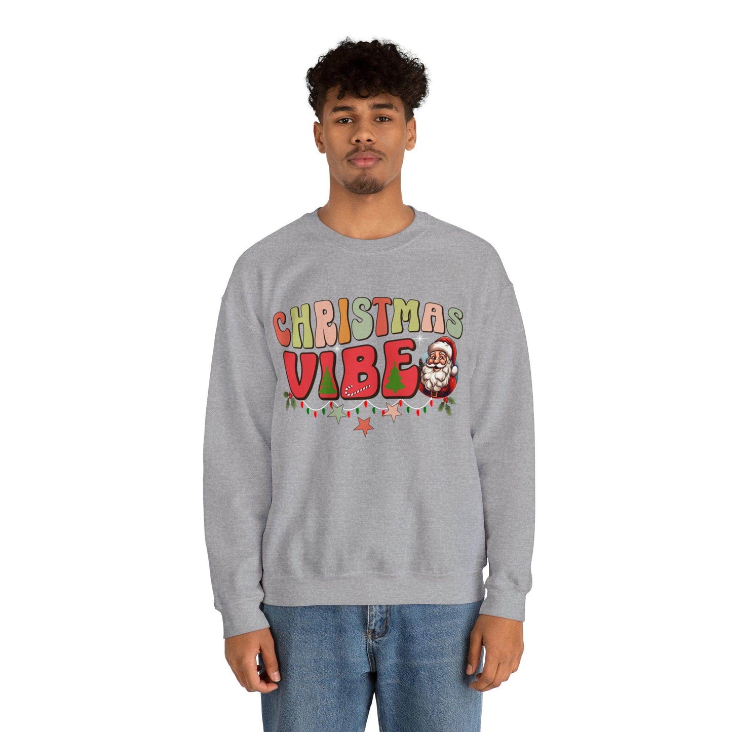 Cute Christmas Vibe Sweatshirt Funny Christmas Shirt Matching Shirts Christmas Vibes Holiday Shirt Cute Christmas Shirt - Giftsmojo