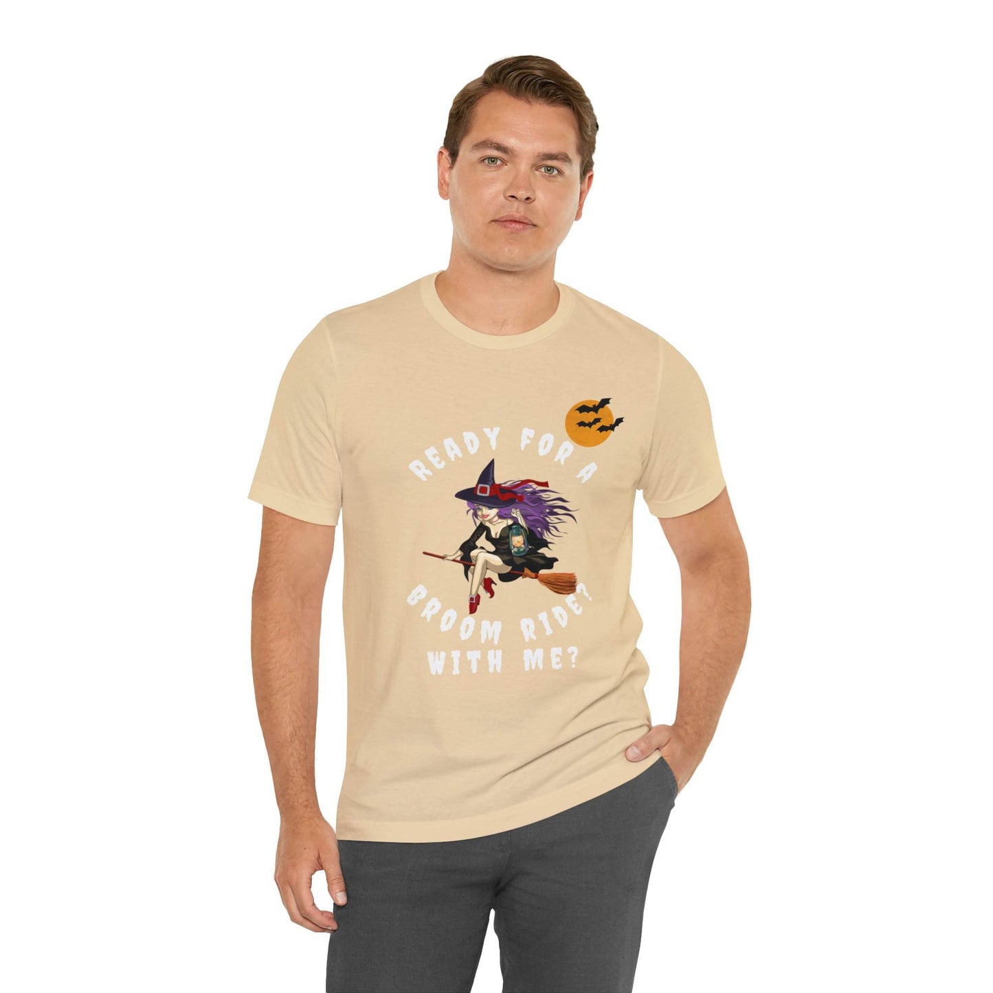 Ready for A Broom Ride Vintage Witch Shirts Funny Witch Shirt Witch Gift Halloween Shirt Halloween Clothes Halloween Vibes Halloween Outfit - Giftsmojo