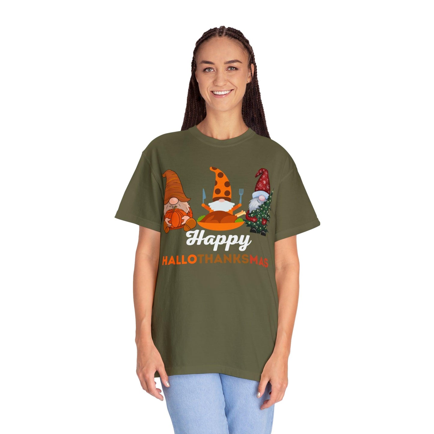 Happy HALLOTHANKSMAS Gift for Fall Halloween Thanksgiving Christmas Gift