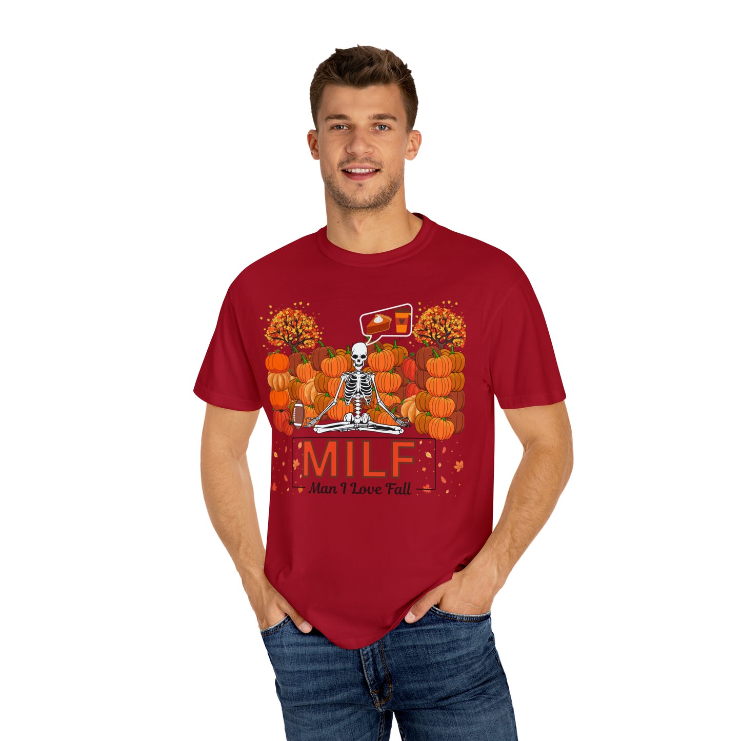 MILF Man I love Fall Gift for Fall Funny Fall Shirts Gift Pumpkin Comfort Colors Shirt