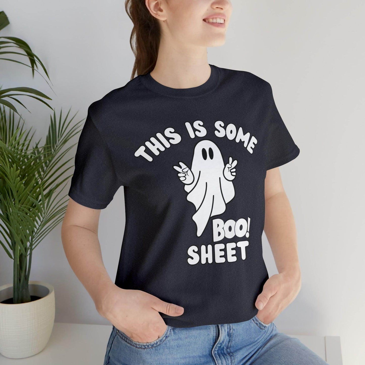 This Is Some Boo Sheet Funny Halloween Shirt Funny Halloween Costume Spooky Season Tee Funny Gift Shirt for Birthday Christmas Anniversary - Giftsmojo