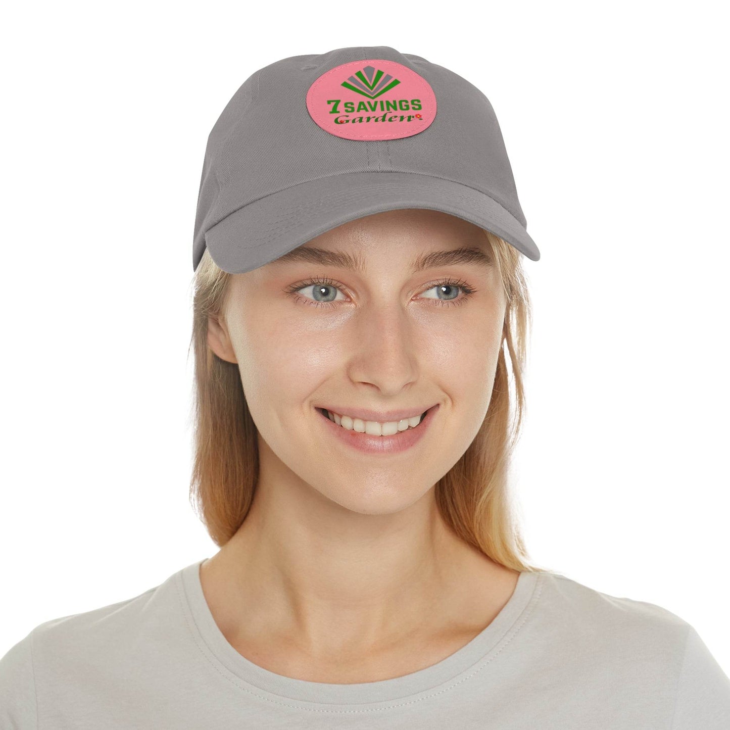 7savings Dad Hat with Leather Patch (Round) Plant lover hat - Giftsmojo