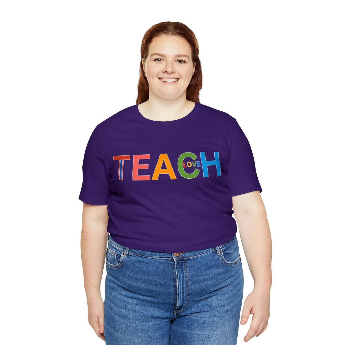 I Teach Love Shirt, Teacher Shirt, Teacher Appreciation Gift for Teachers - Giftsmojo