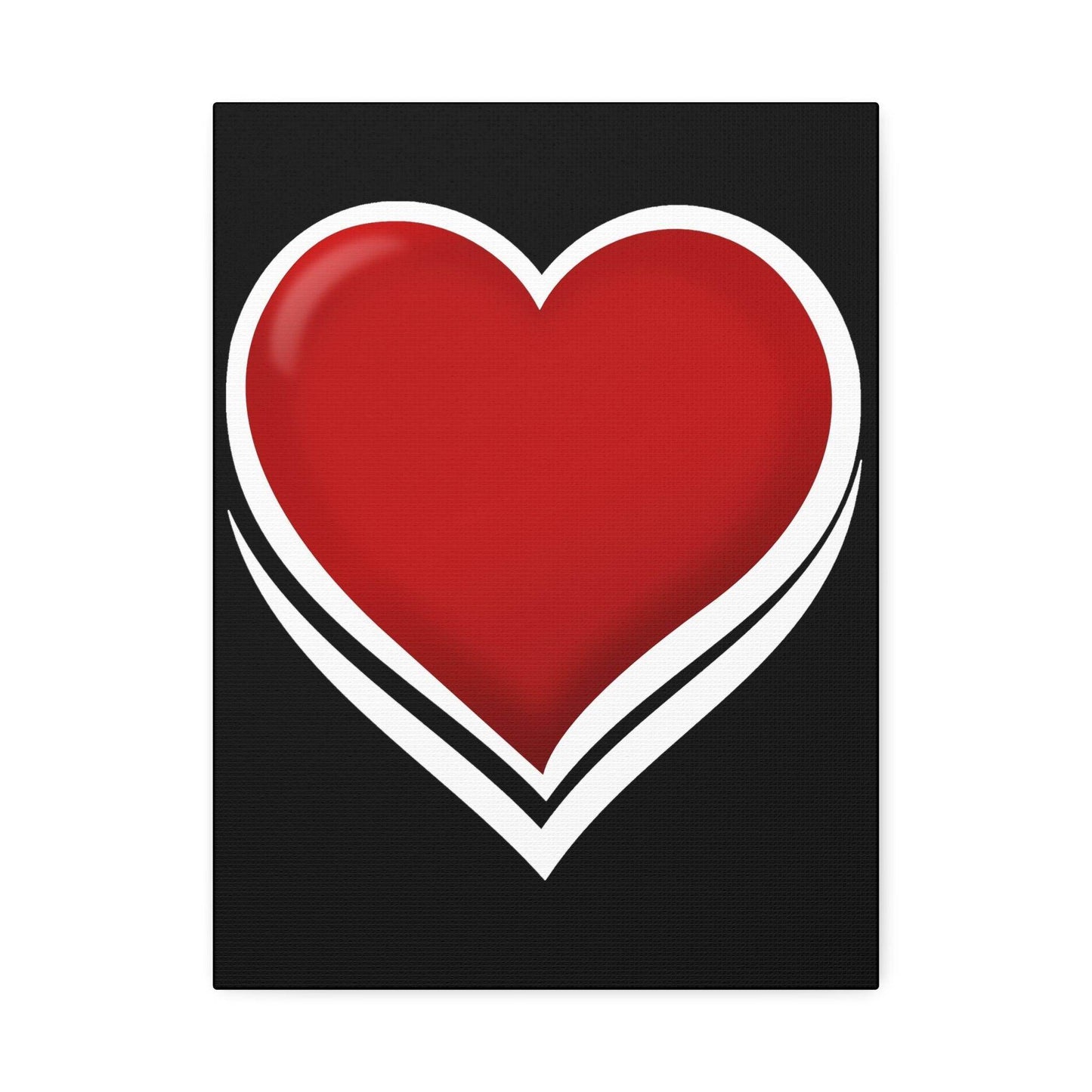 Heart Canvas, gift for mom, gift for her, gift for girlfriend, home decor gift, valentine gift, - Giftsmojo