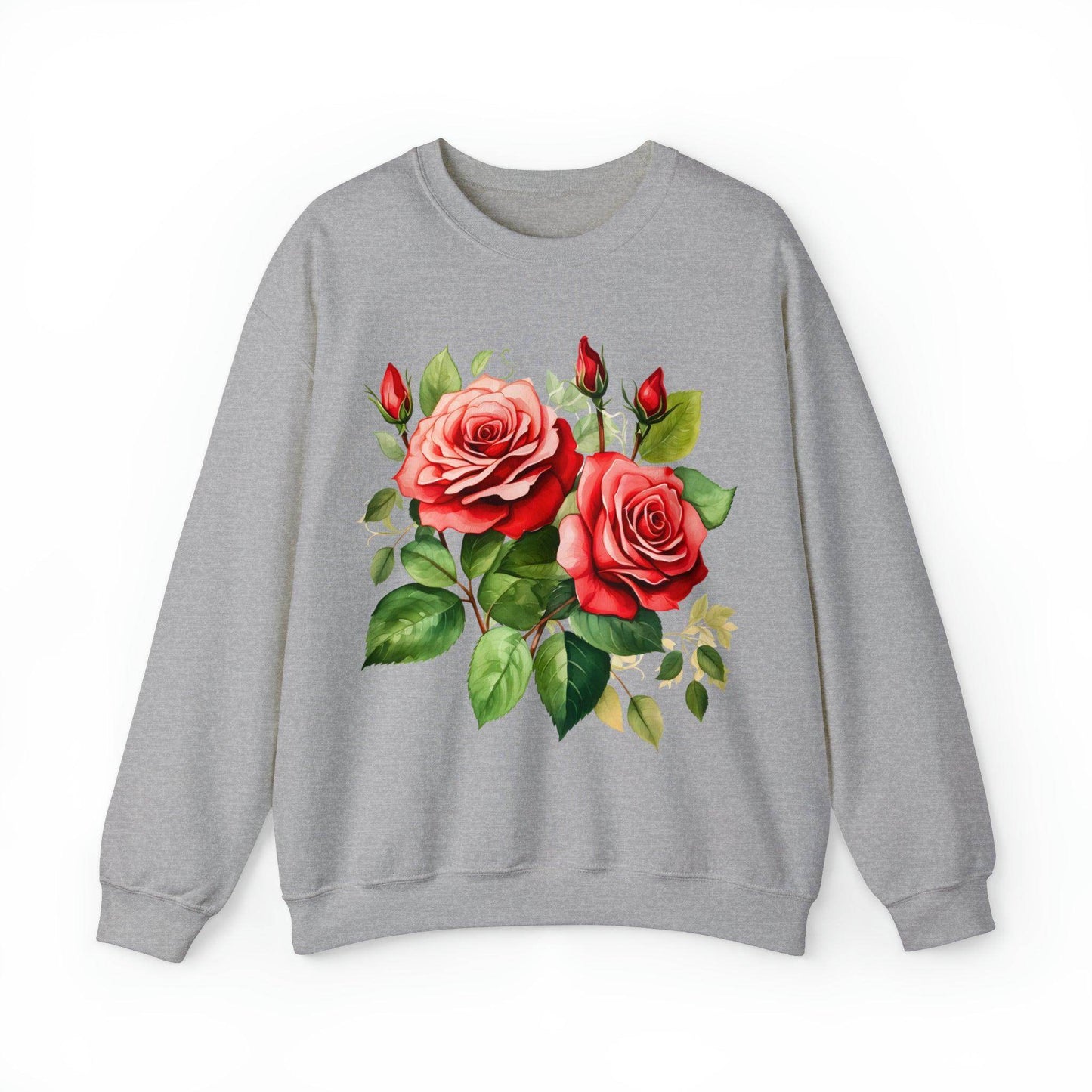 Christmas Flower Shirt Christmas Flower Sweatshirt Christmas Floral Sweatshirt Christmas Sweater Christmas Trendy Christmas Sweatshirt - Giftsmojo