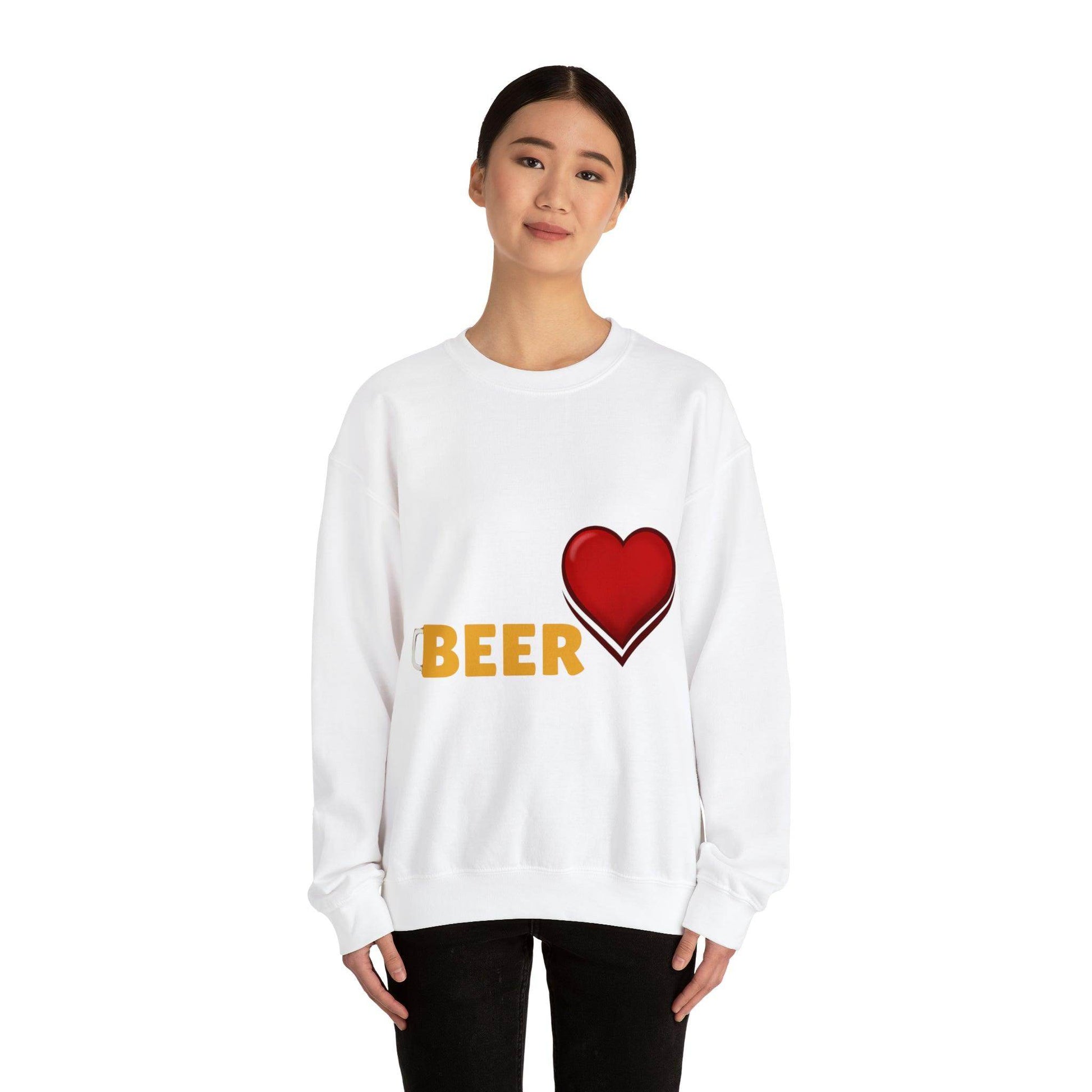 All I want for Valentine's is Beer Sweatshirt - Giftsmojo