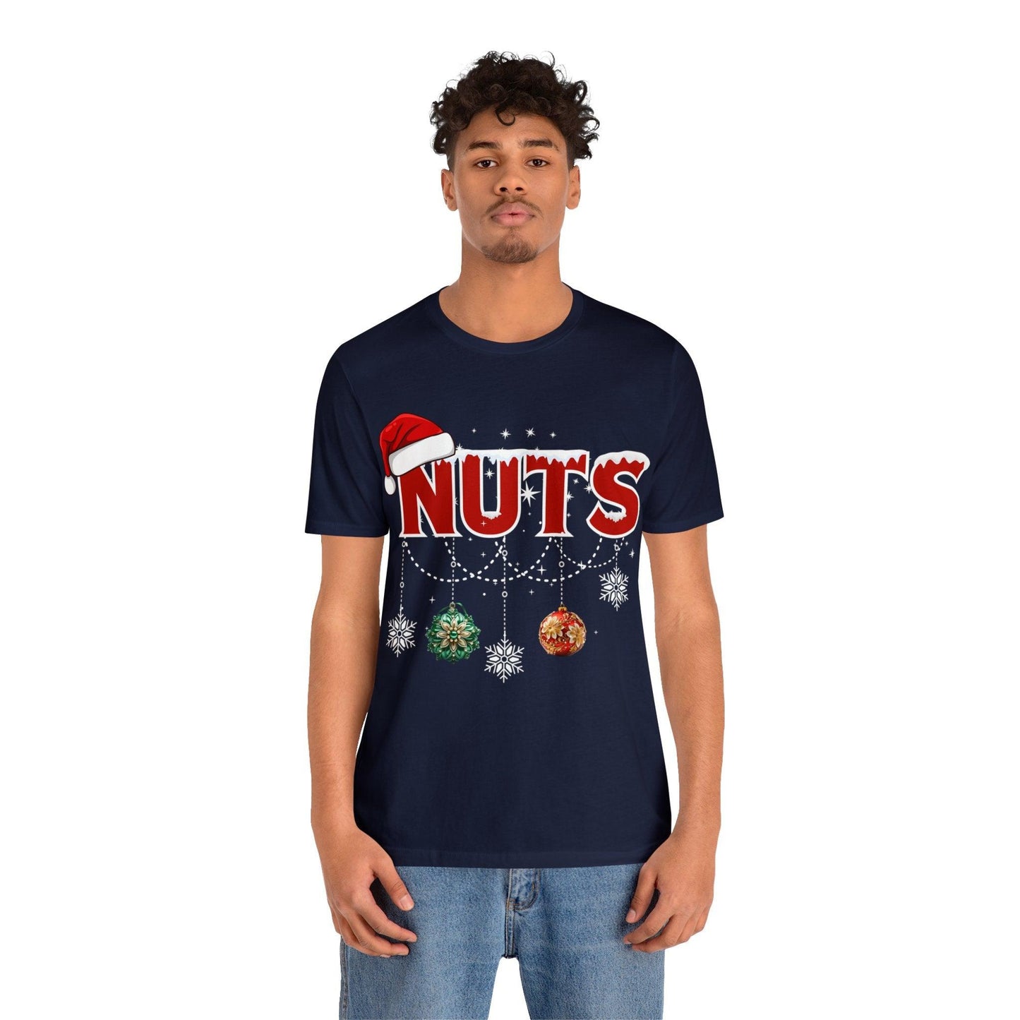 Funny Christmas Couples Matching Shirt Chest Nuts Shirts Holiday Shirt Cute Christmas Shirt Couple Sweater, Family Tee - Giftsmojo