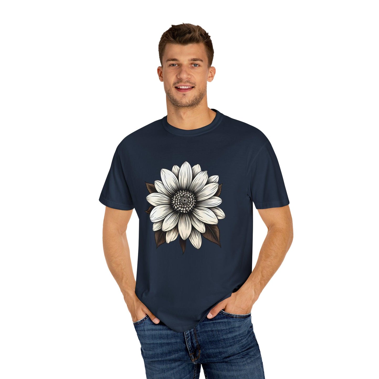 Sunflower Shirt Flower Shirt Aesthetic Women Top Floral Graphic Tee Floral Shirt Flower T-shirt, Wild Flower Shirt Gift For Her
