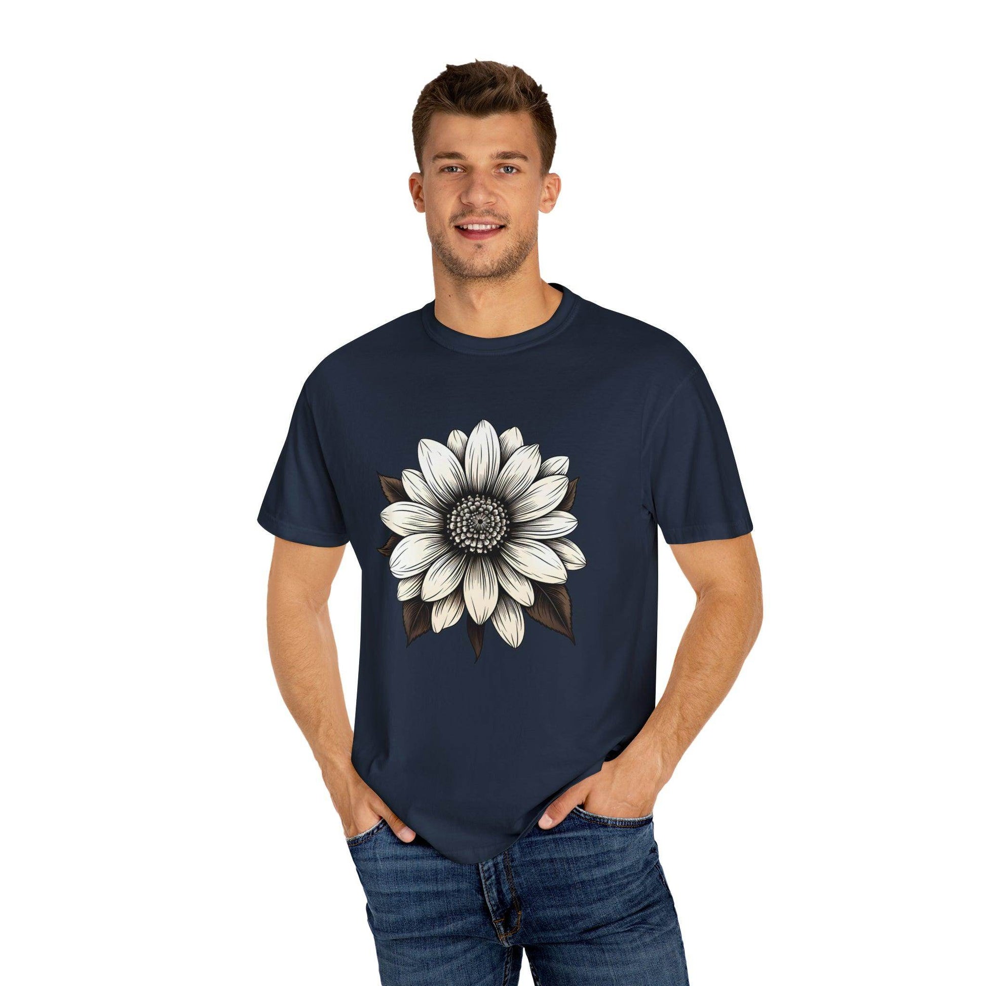 Sunflower Shirt Flower Shirt Aesthetic Women Top Floral Graphic Tee Floral Shirt Flower T-shirt, Wild Flower Shirt Gift For Her - Giftsmojo