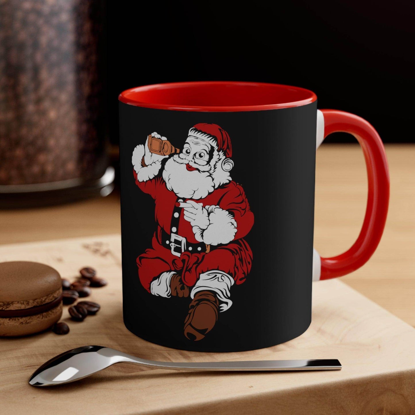 Naughty Santa Coffee Mug, 11oz - Giftsmojo