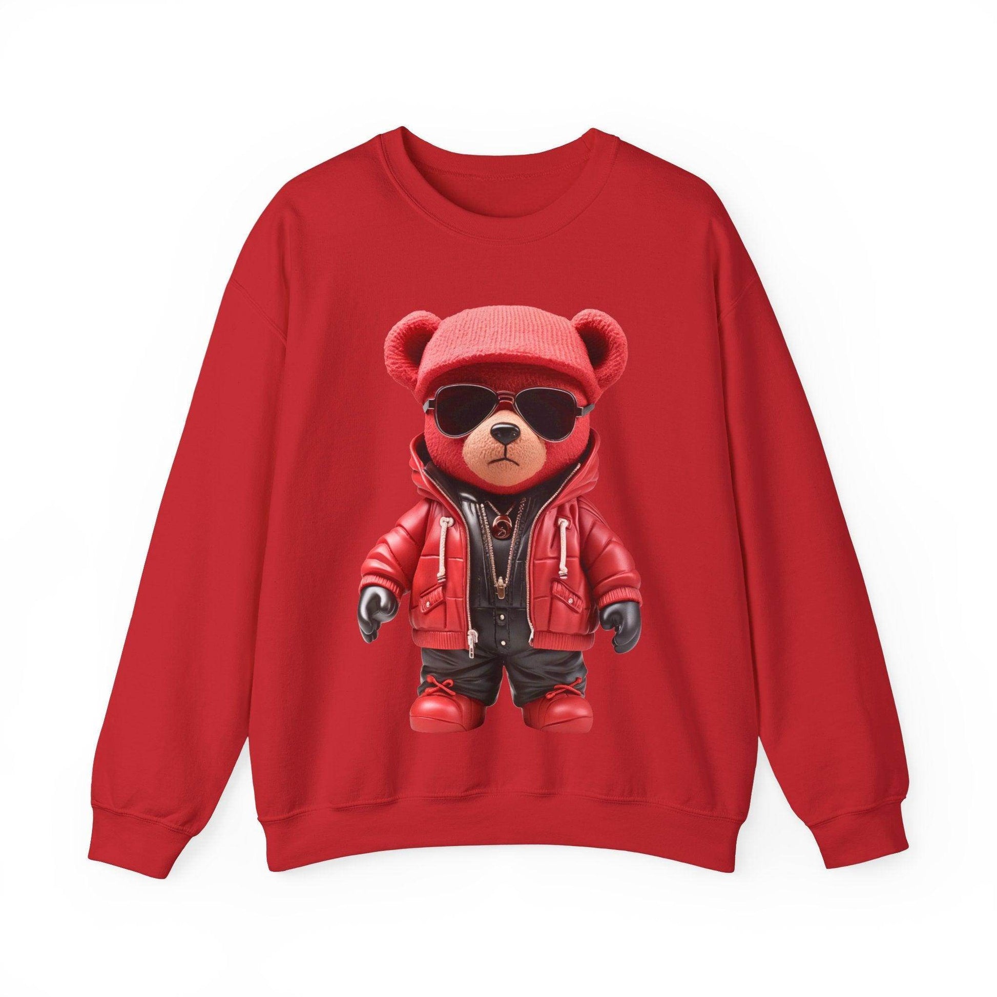 Hip-Hop Teddy Bear Sweatshirt: Elevate Your Style with Streetwear Chic - Giftsmojo