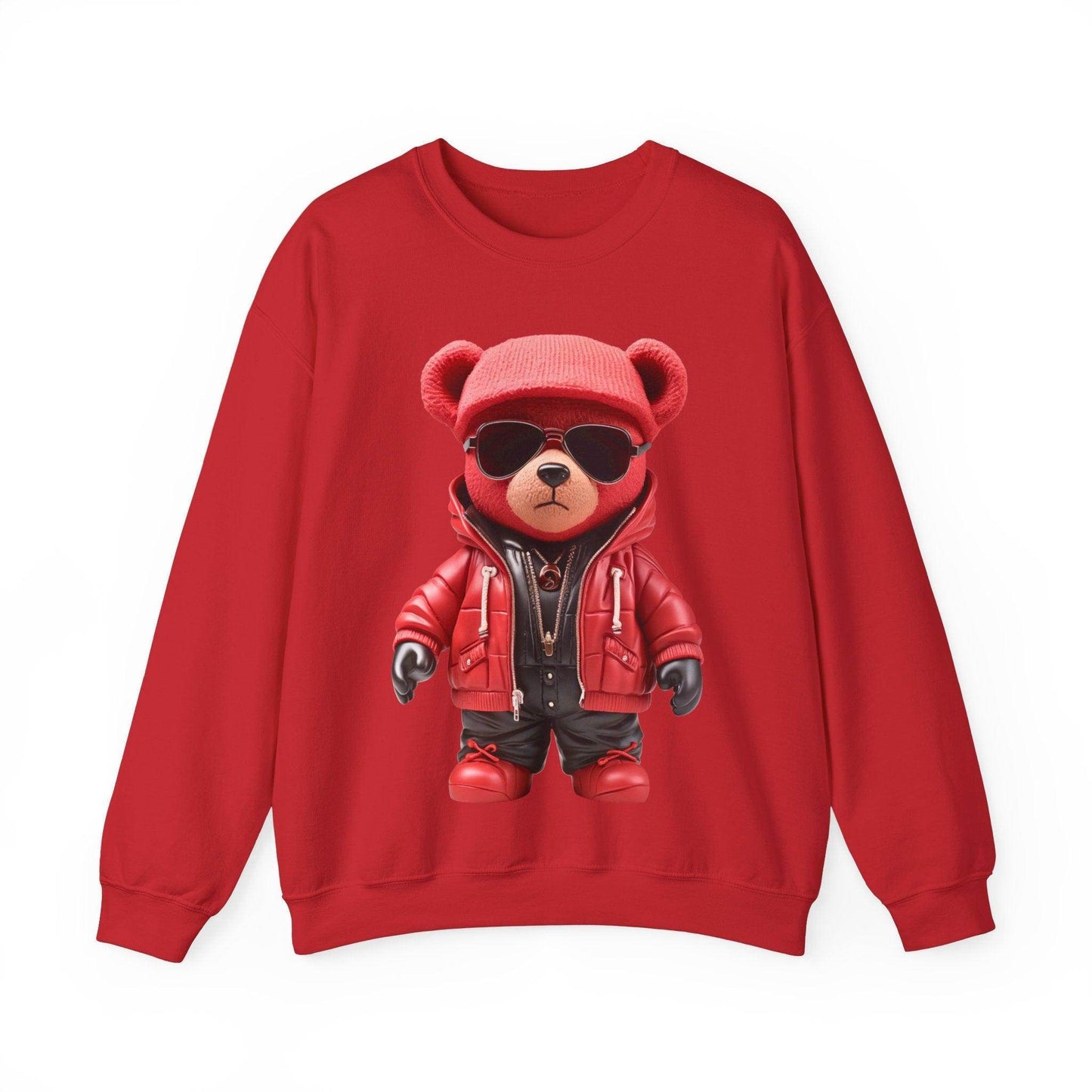 Hip-Hop Teddy Bear Sweatshirt: Elevate Your Style with Streetwear Chic - Giftsmojo