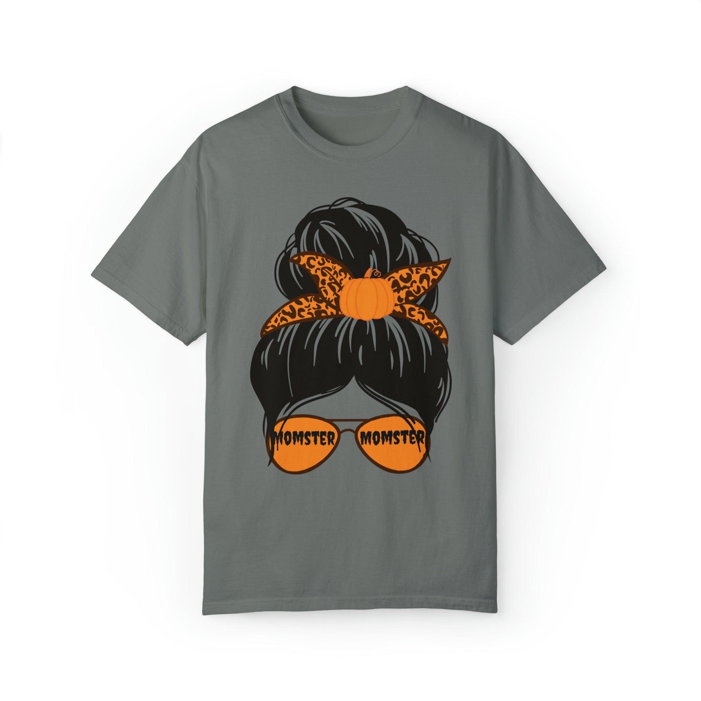 Leopard Print Retro Halloween Tshirt, Momster Shirt, Vintage Shirt Halloween Shirt Comfort color - Giftsmojo