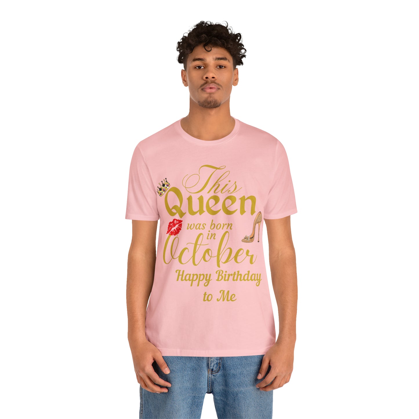 Birthday Queen Shirt, Gift for Birthday, This Queen was born in October Shirt, Funny Queen Shirt, Funny Birthday Shirt, Birthday Gift