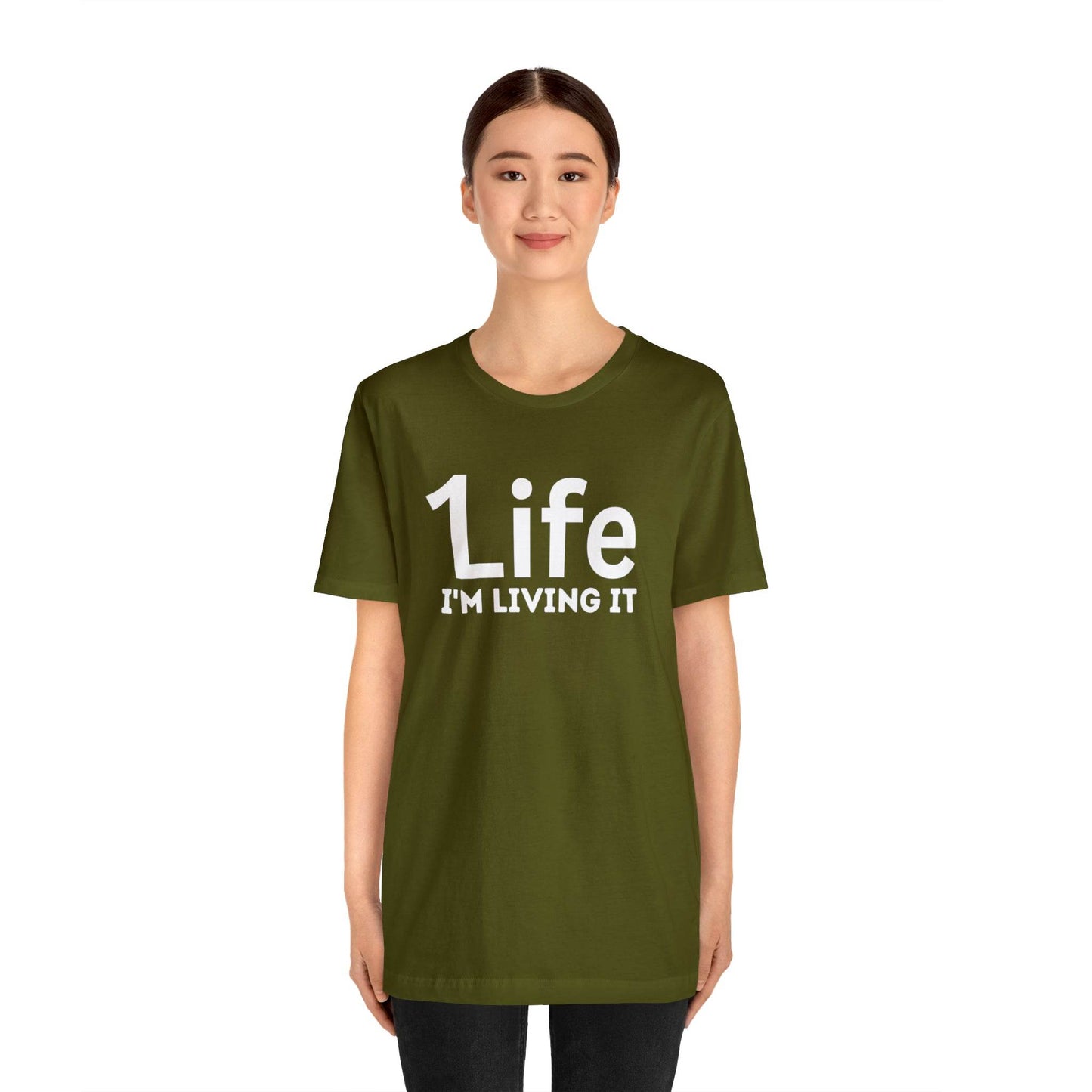 One Life I'M Living It Shirt One life Shirt 1life shirt Live Your Life You Only Have One Life To Live Shirt - Giftsmojo