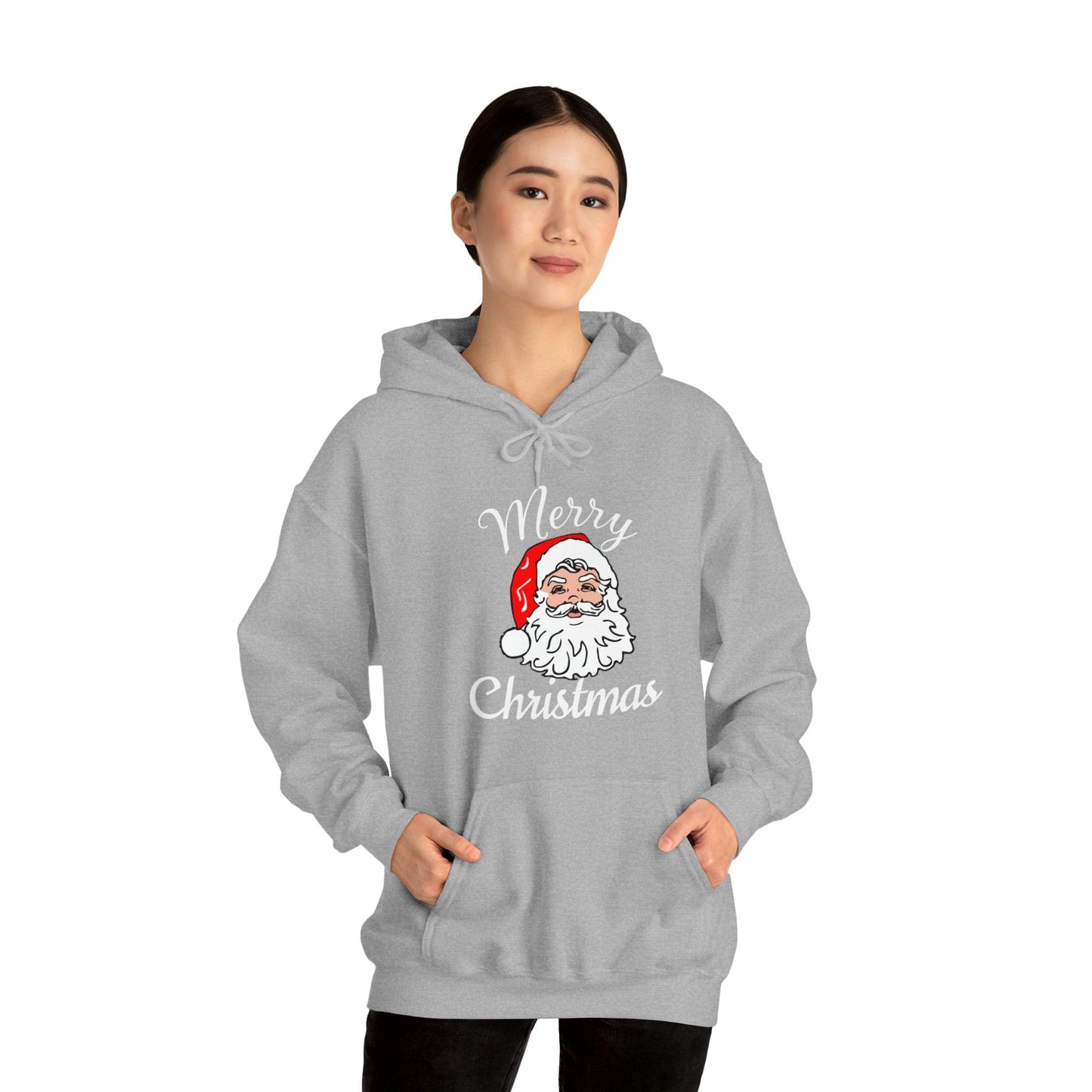 Santa Hoodie, Merry Christmas Hooded Sweatshirt, Christmas Shirt, Christmas Gift