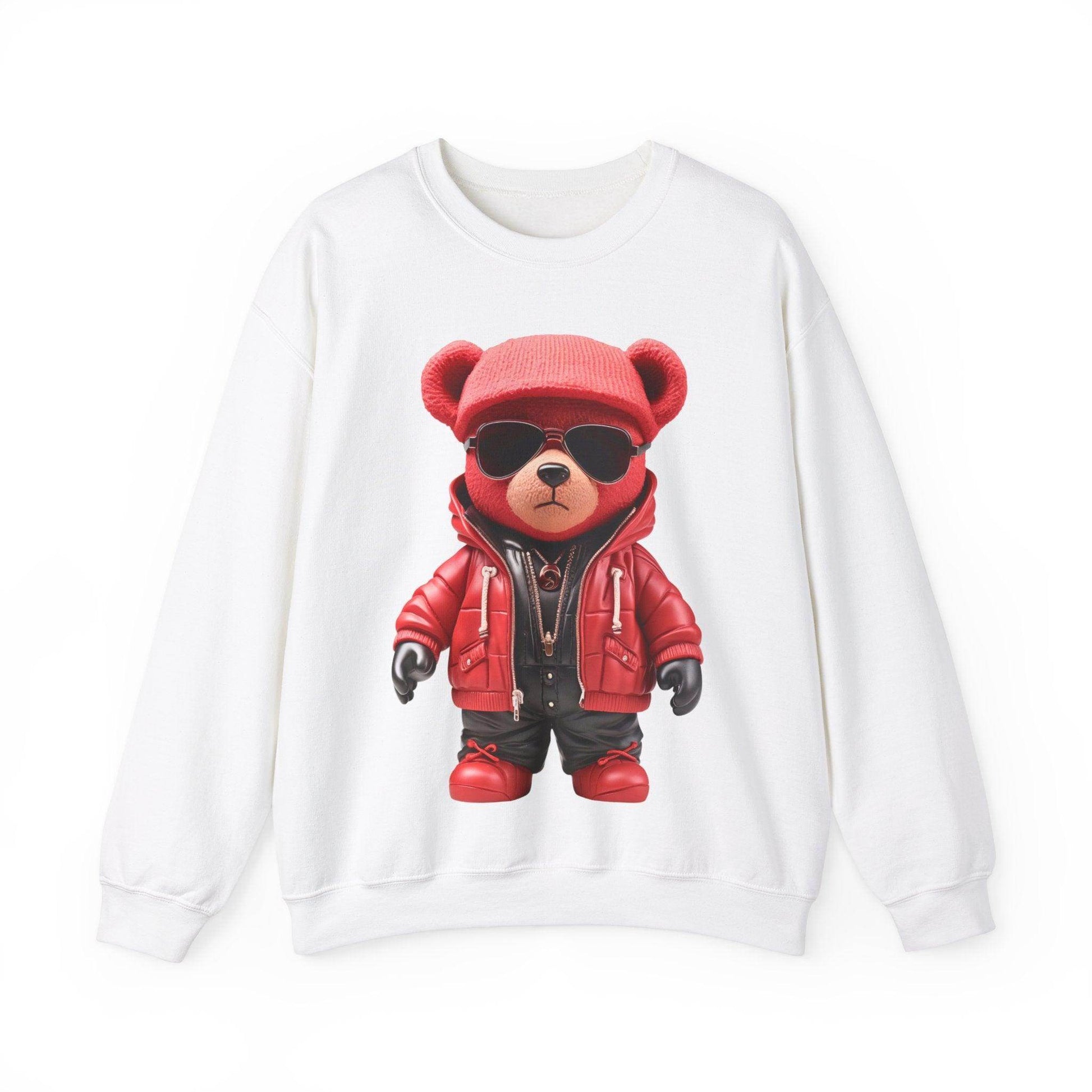 Hip-Hop Teddy Bear Sweatshirt: Elevate Your Style with Streetwear Chic - Giftsmojo