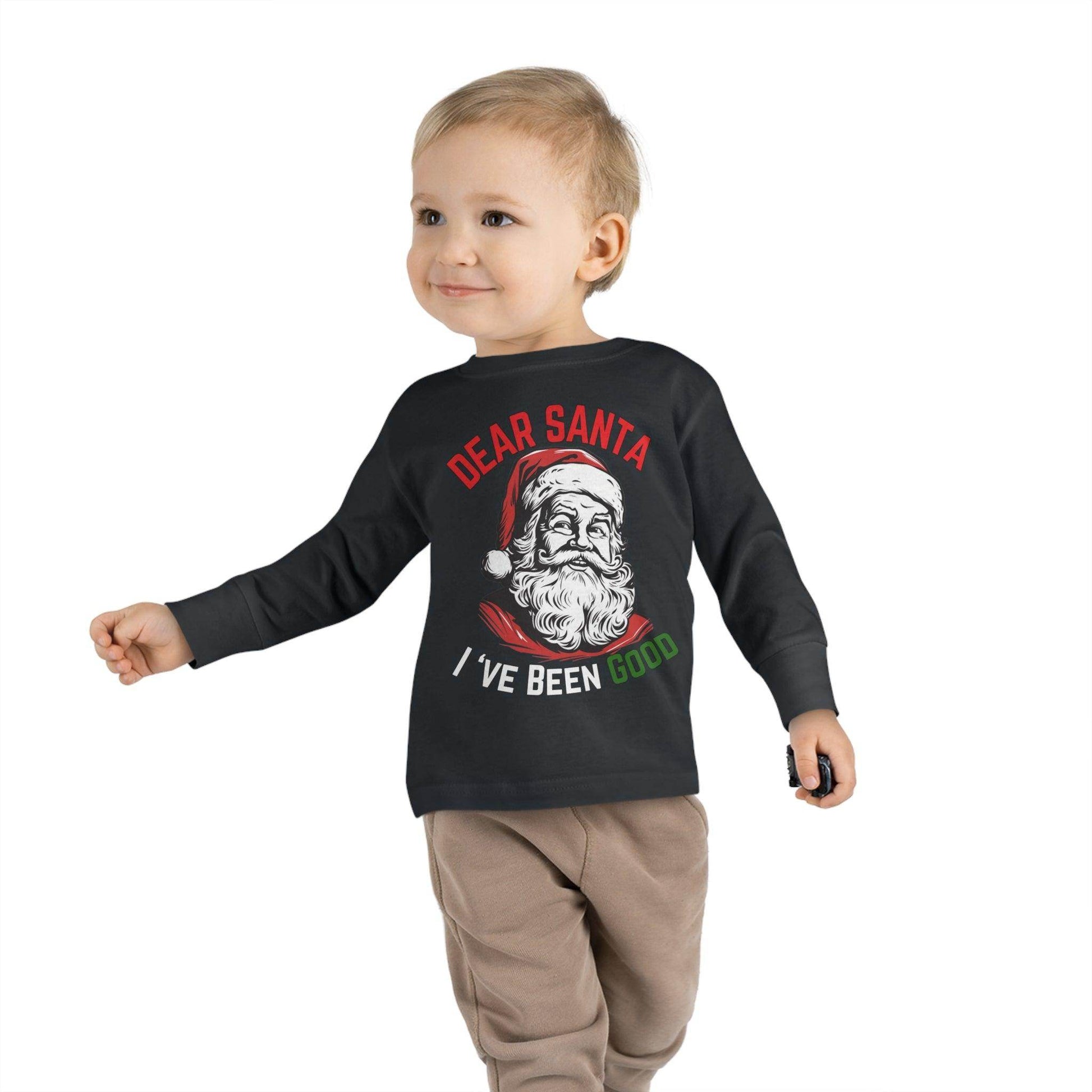 Santa I Have Been Good Christmas Shirt for Kids Christmas Outfit for Kids - Giftsmojo