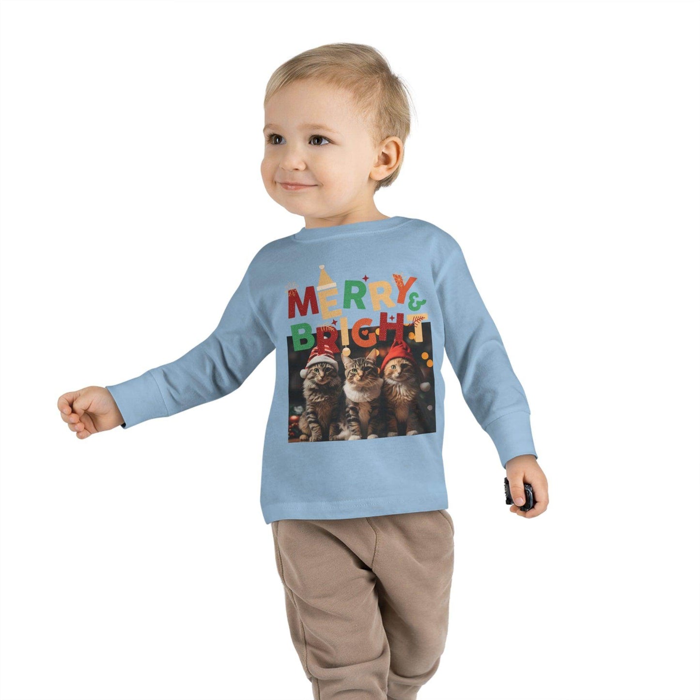 Toddler Christmas Shirt Toddler Christmas Long Sleeve Tee Kids Christmas Gift - Giftsmojo